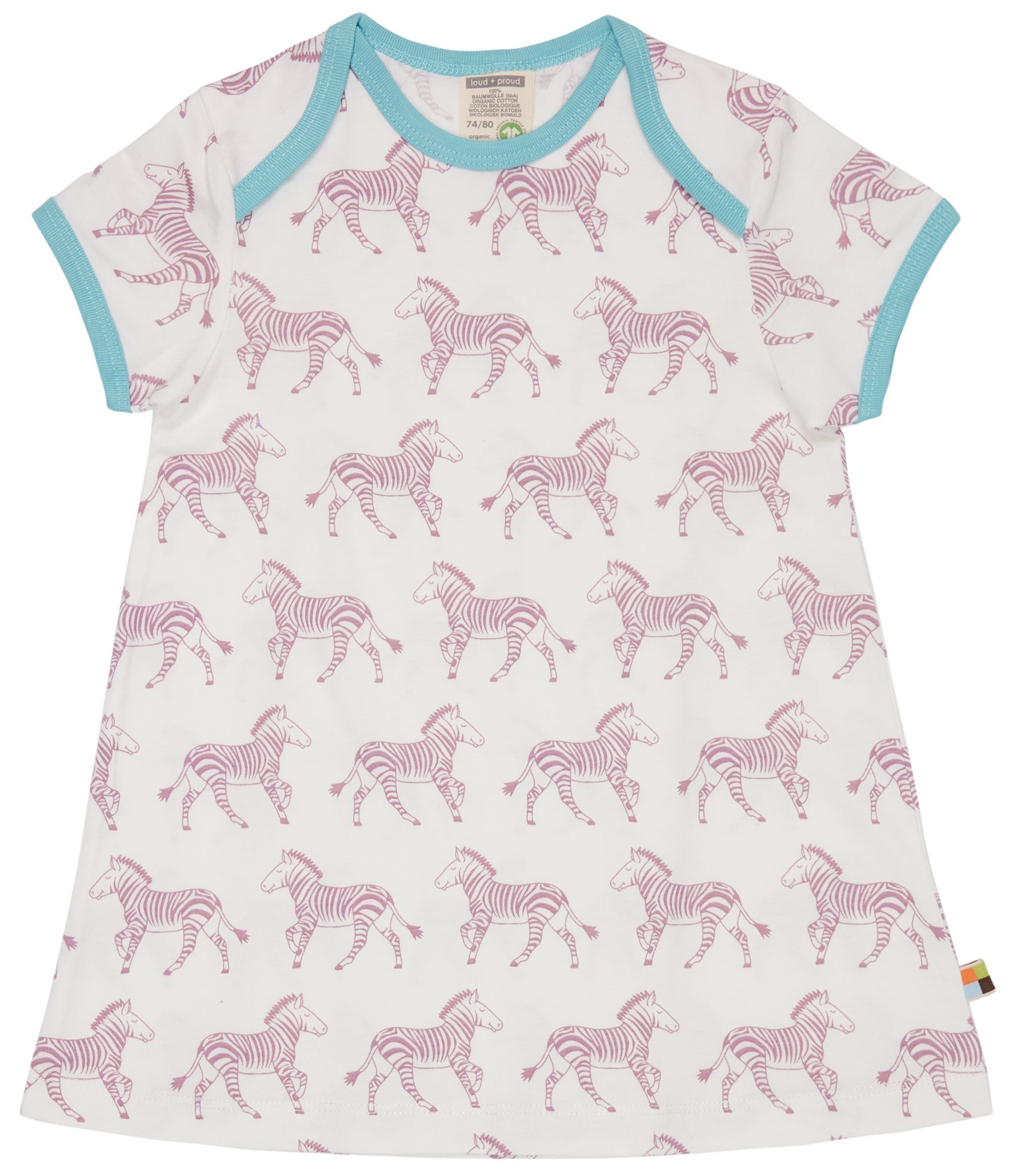 Kleid Druck - loud + proud - 6067 - ast - 74/80