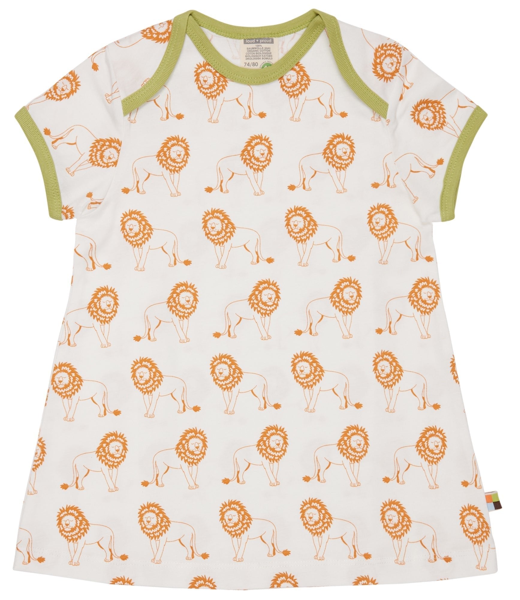 Kleid Druck - loud + proud - 6067 - car - 74/80