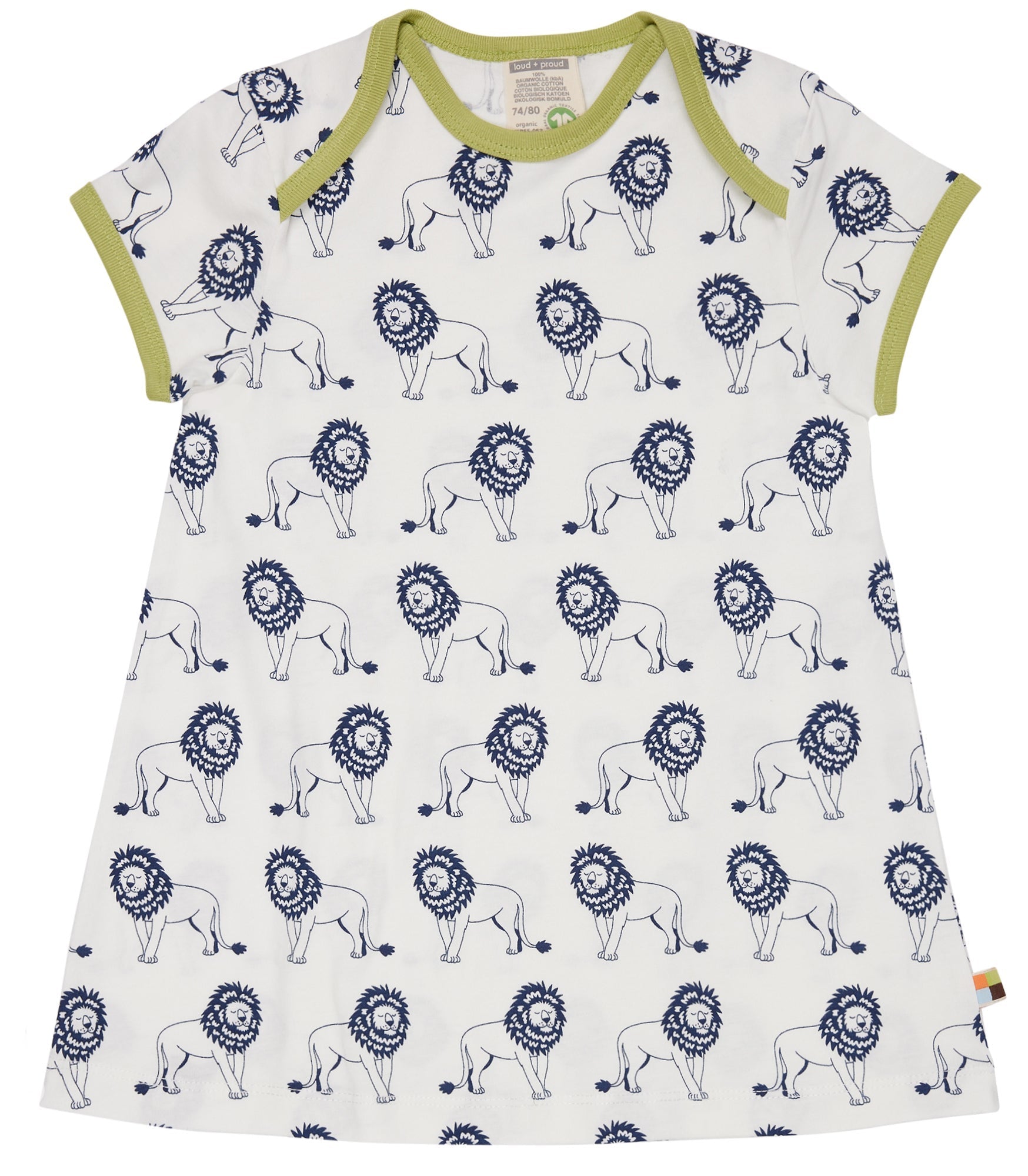 Kleid Druck - loud + proud - 6067 - ul - 74/80