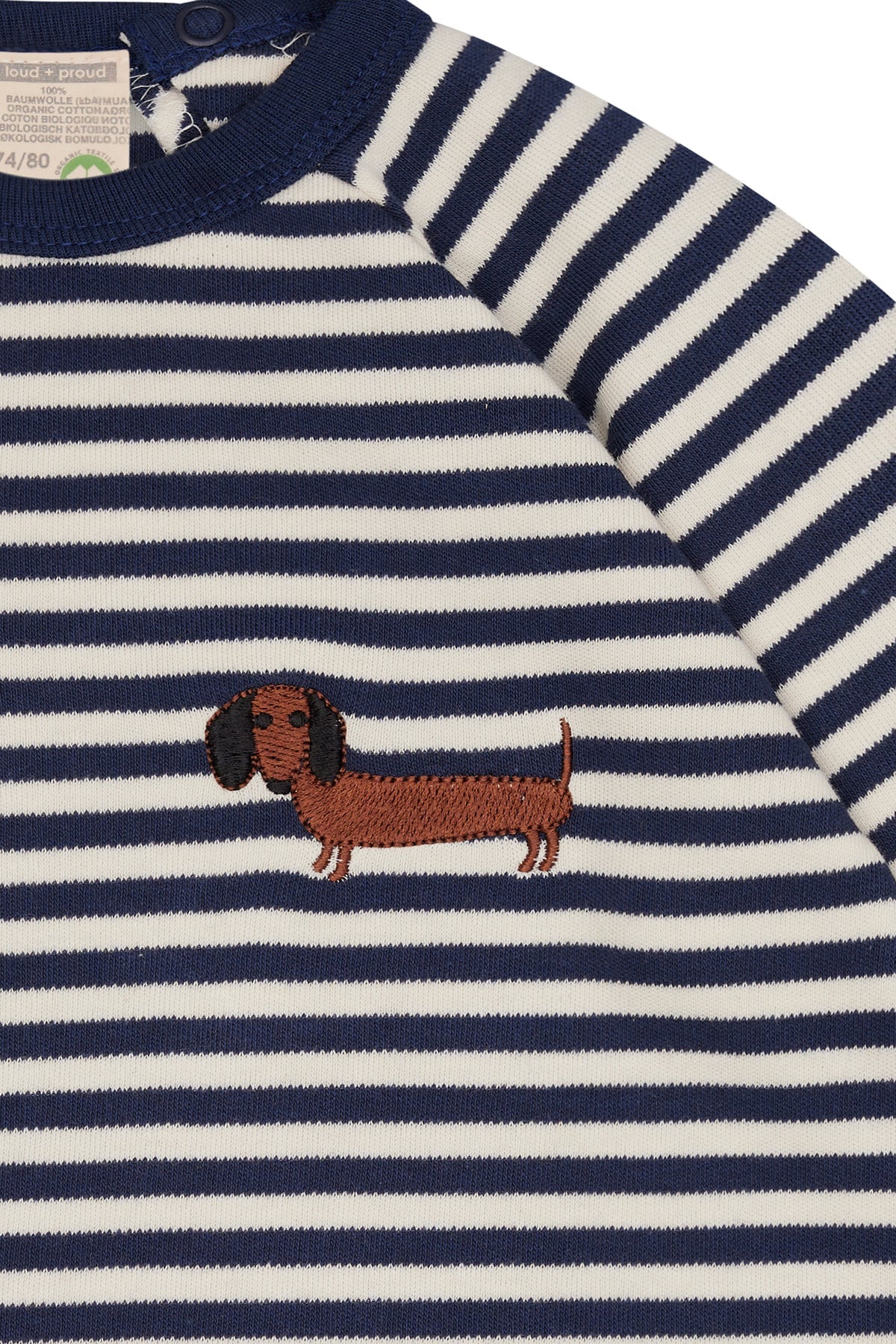 Kleid Interlock Ringel - loud + proud - 6096 - ul - 74/80