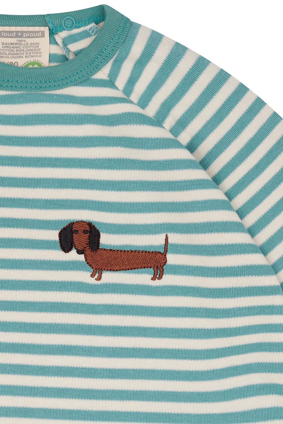 Kleid Interlock Ringel - loud + proud - 6096 - ore - 74/80