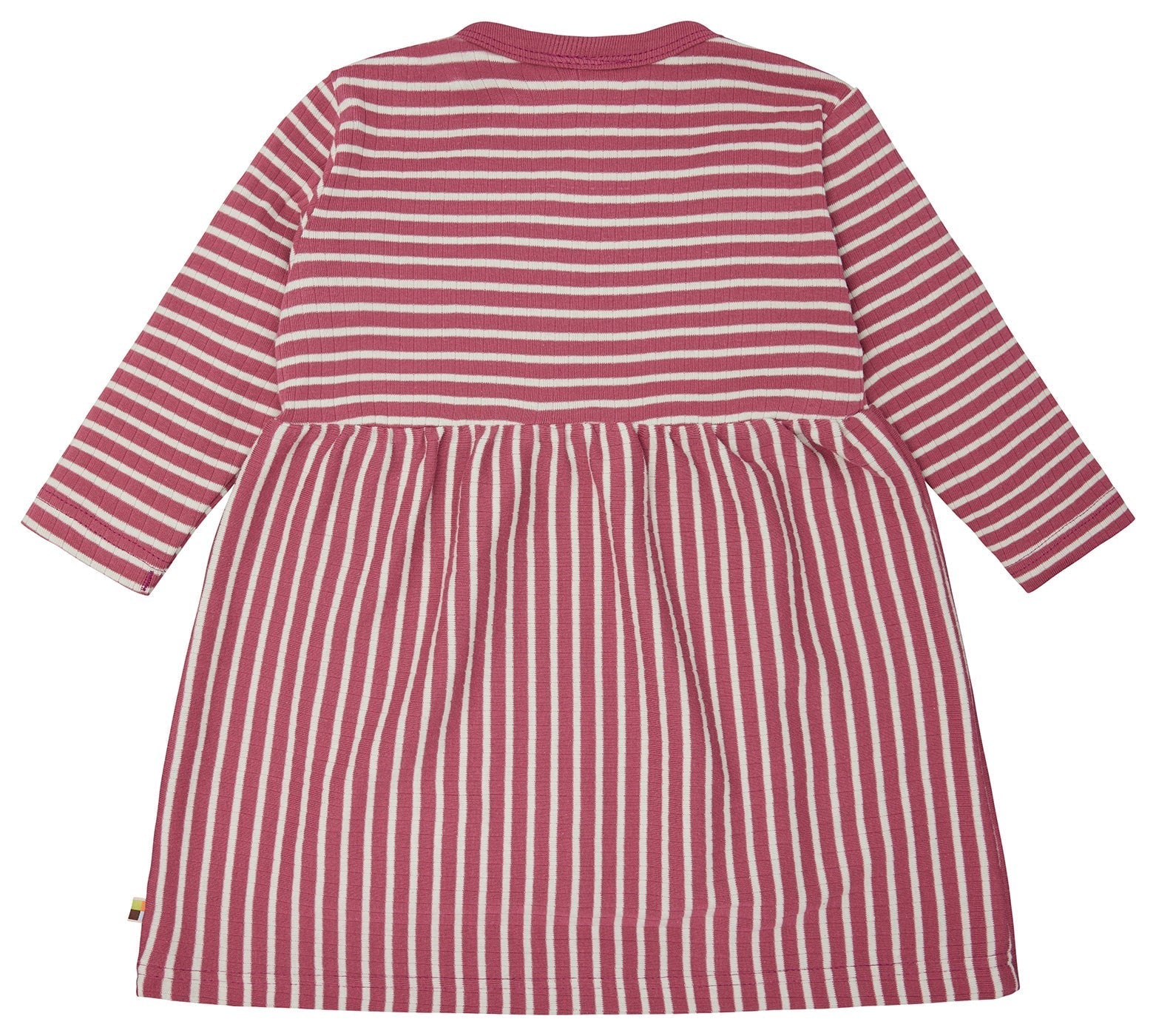 - Kleid langarm gestreift mit Rippe - loud + proud - 6086-rou-74/80