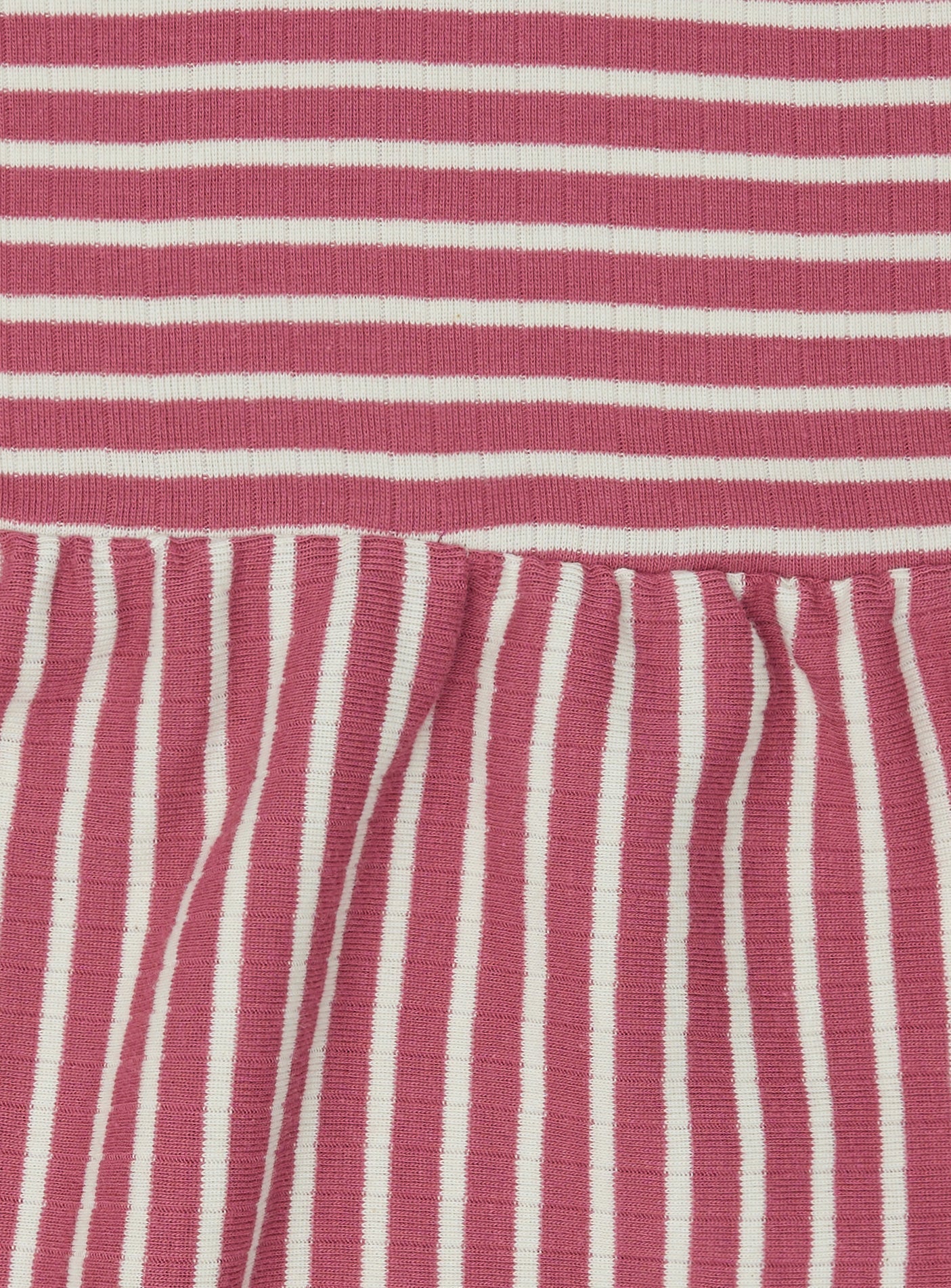 - Kleid langarm gestreift mit Rippe - loud + proud - 6086-rou-74/80