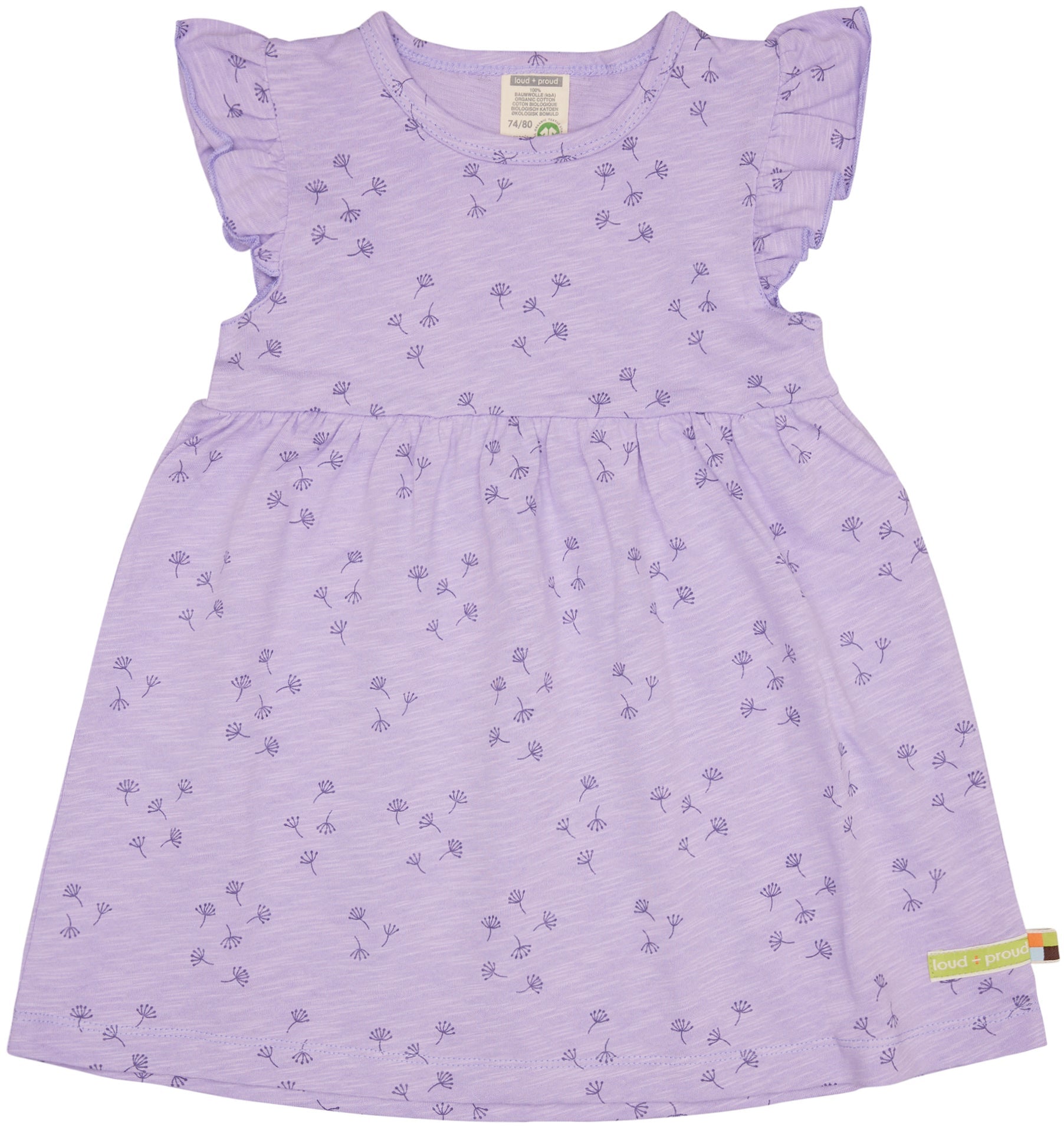 Kleid Slub Jersey - loud + proud - 6079 - lil - 74/80