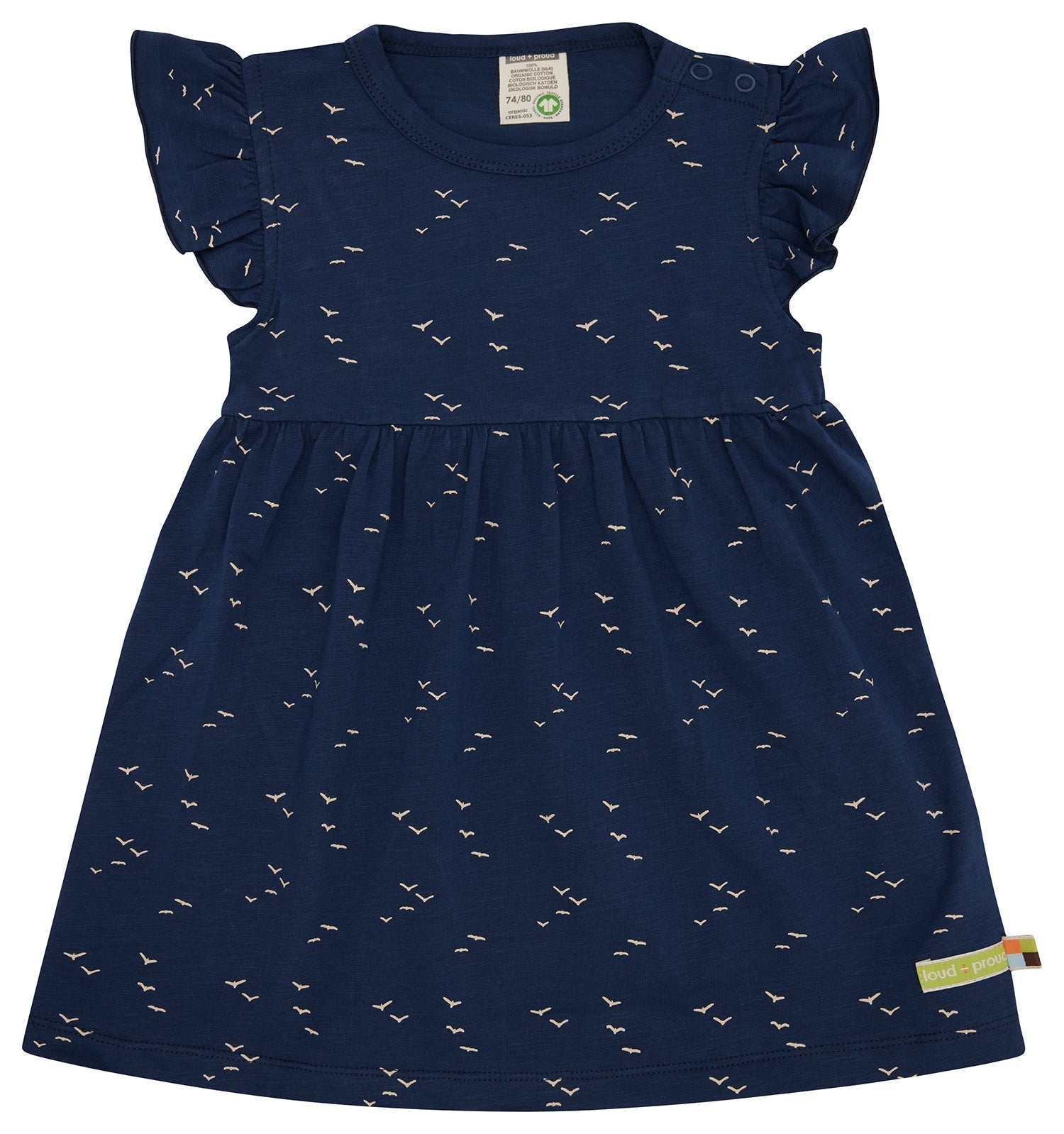 Kleid Slub Jersey - loud + proud - 6091 - ul - 74/80