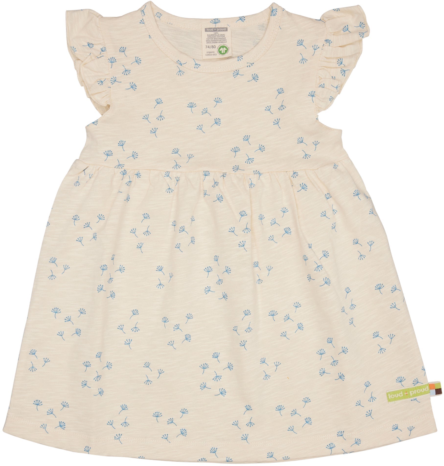 Kleid Slub Jersey - loud + proud - 6079 - van - 74/80