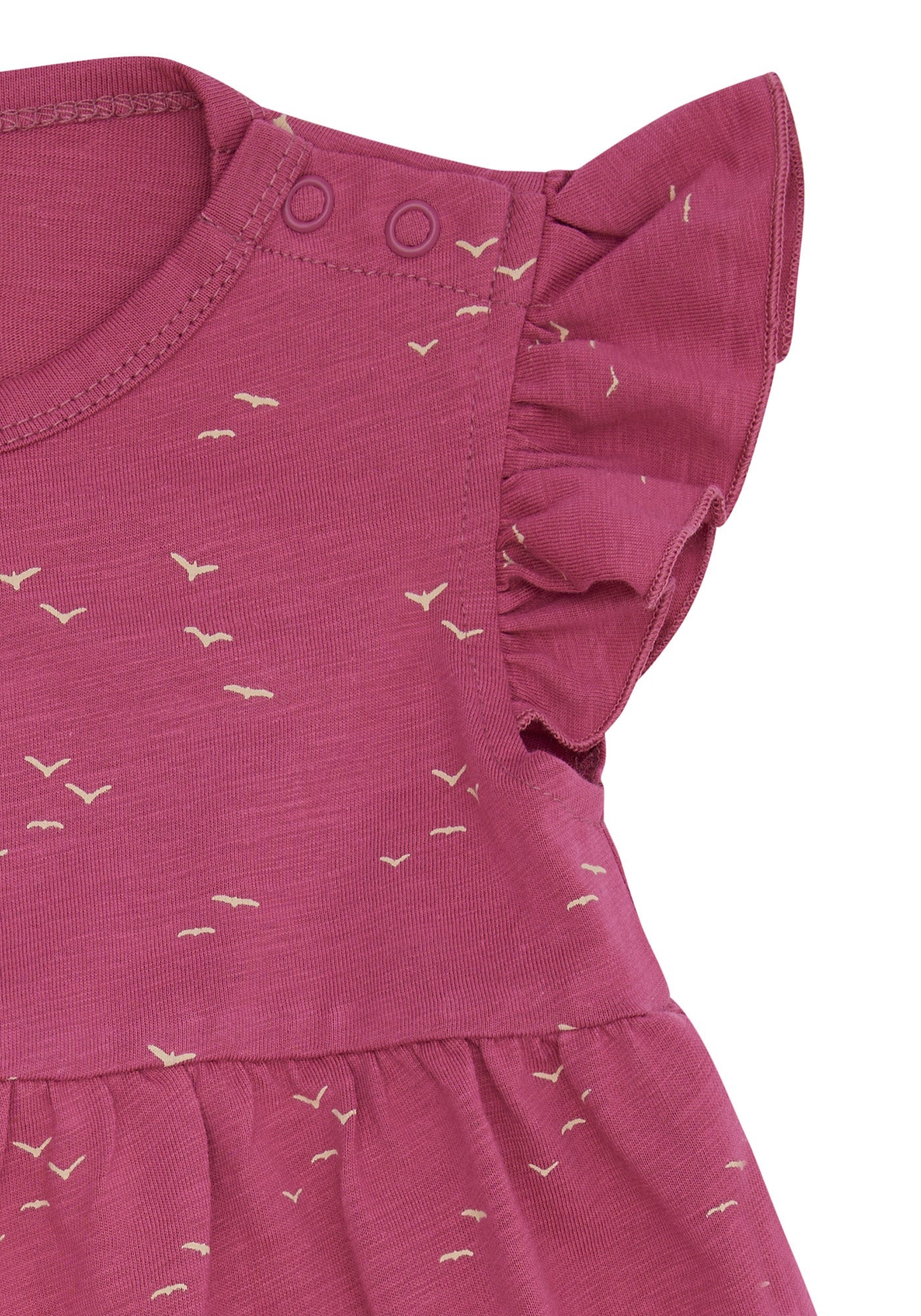 Kleid Slub Jersey - loud + proud - 6091 - rou - 74/80