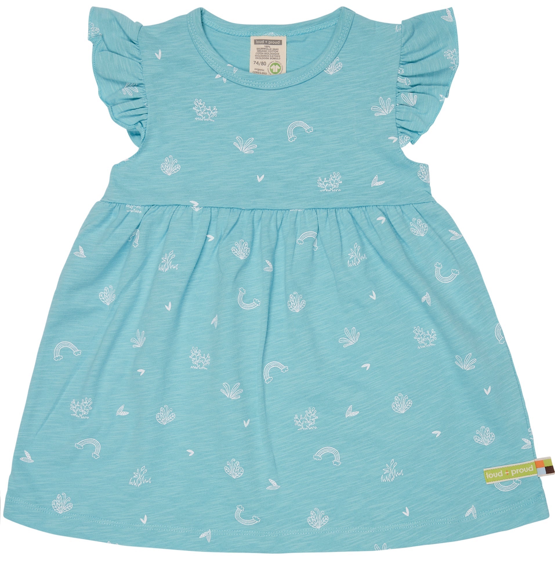 Kleid Slub Jersey - loud + proud - 6069 - cya - 74/80