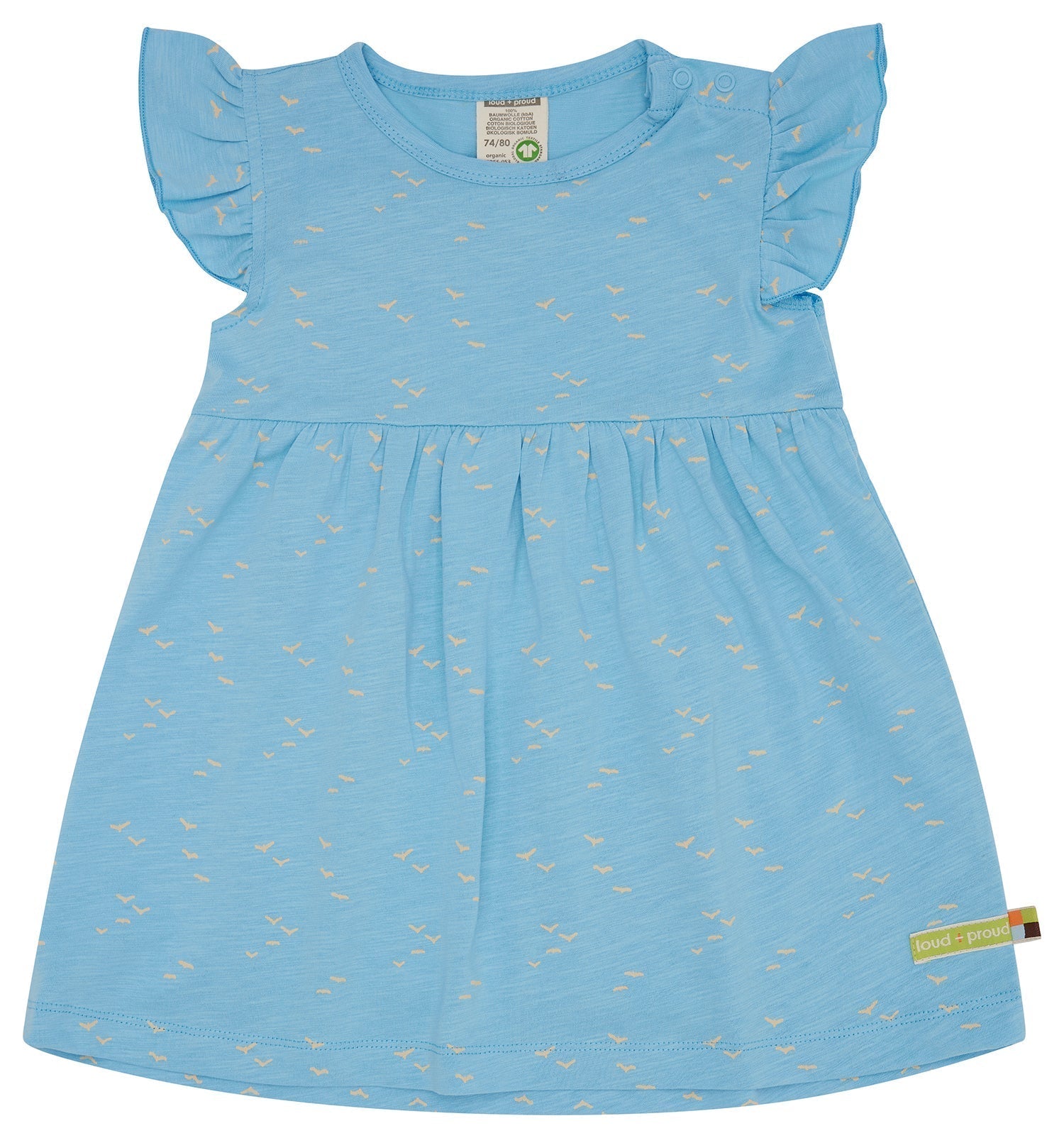 Kleid Slub Jersey - loud + proud - 6091 - air - 74/80