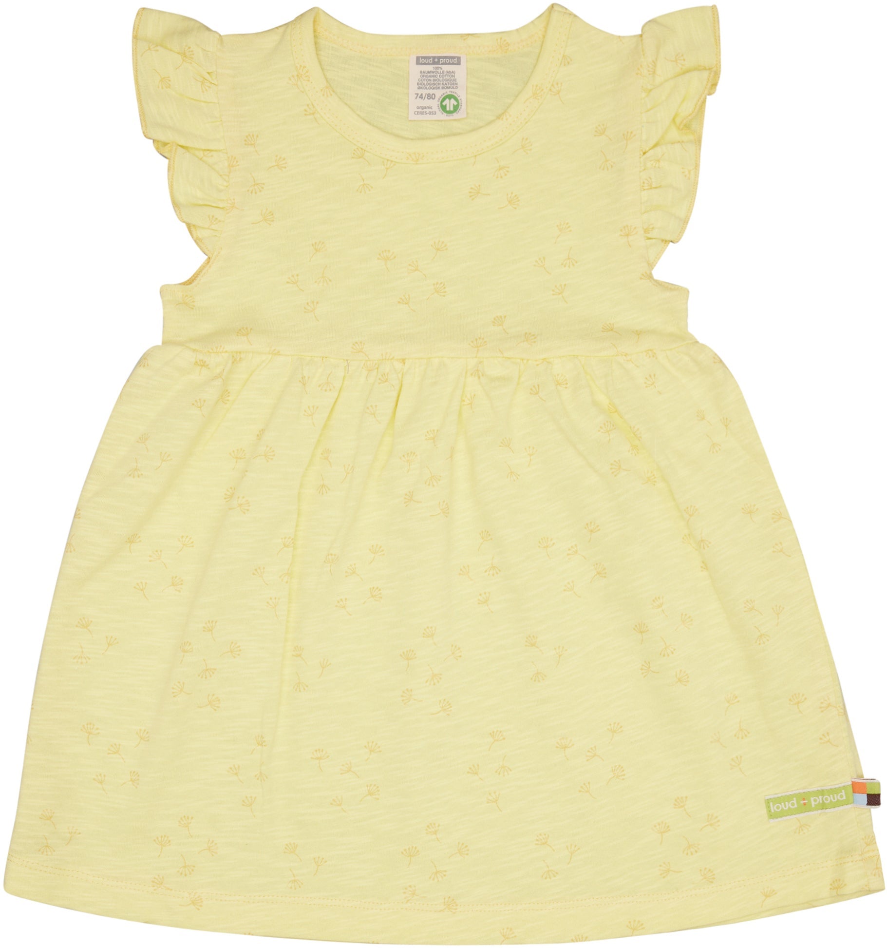 Kleid Slub Jersey - loud + proud - 6079 - bl - 74/80