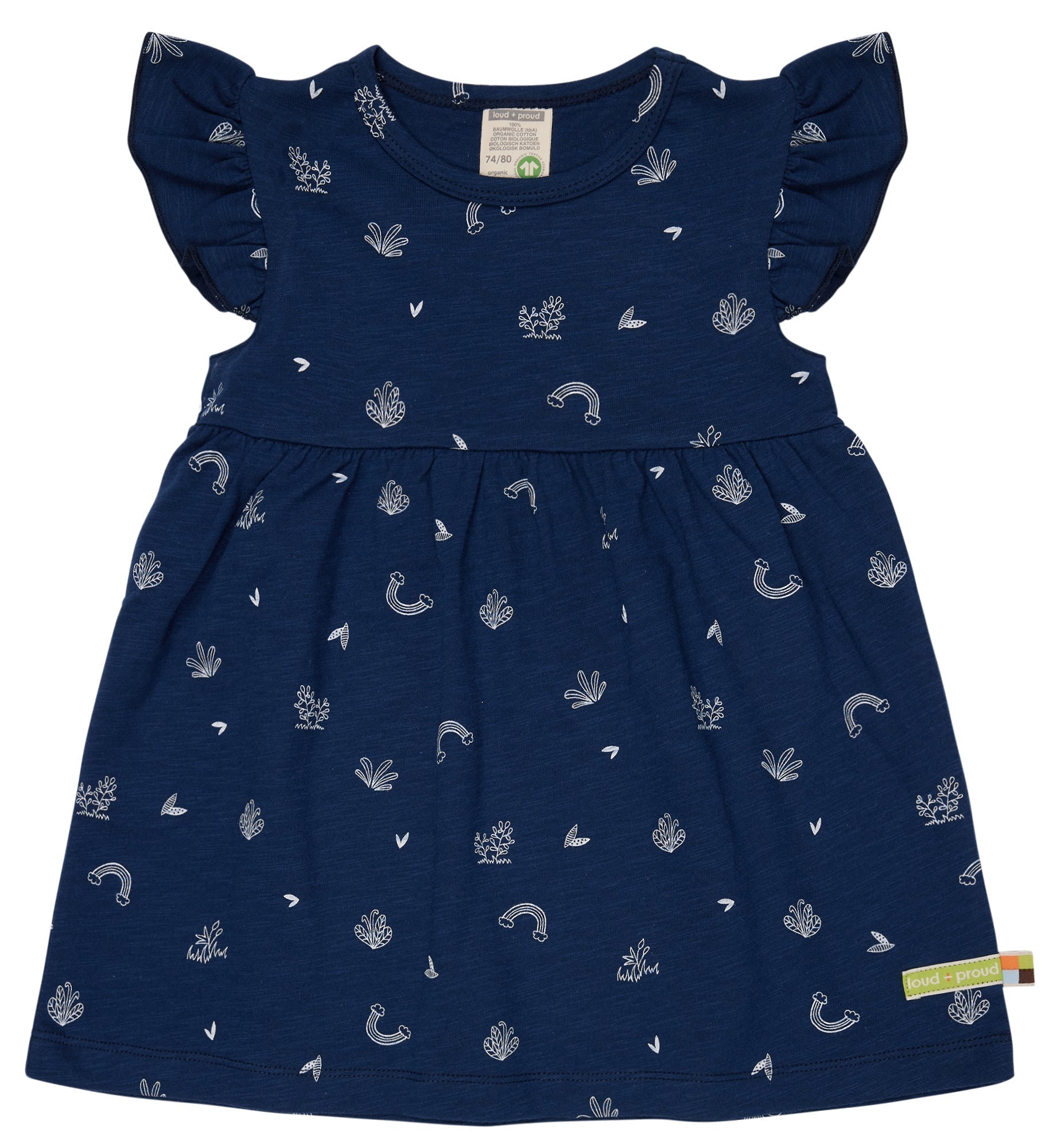 Kleid Slub Jersey - loud + proud - 6069 - ul - 74/80