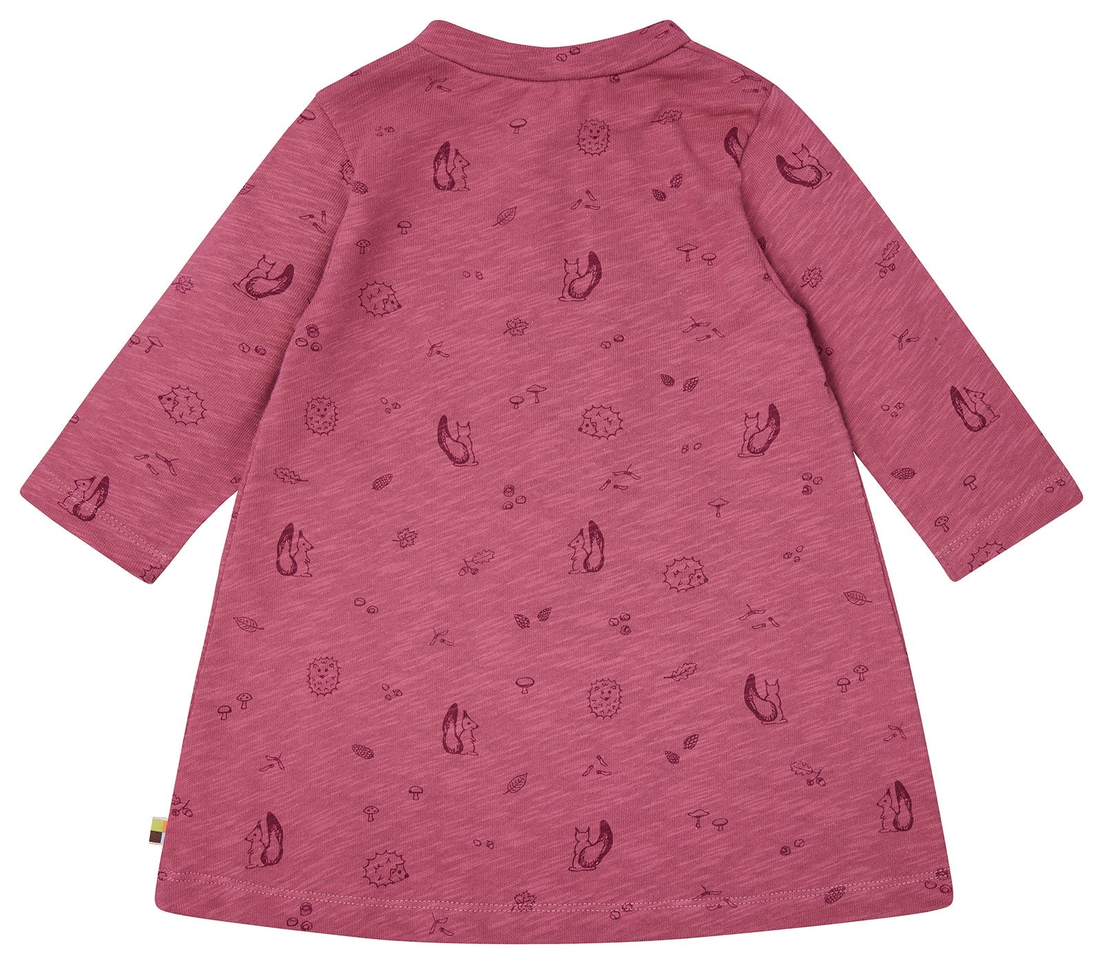 Kleid Slub Jersey mit Druck - loud + proud - 6084 - rou - 74/80