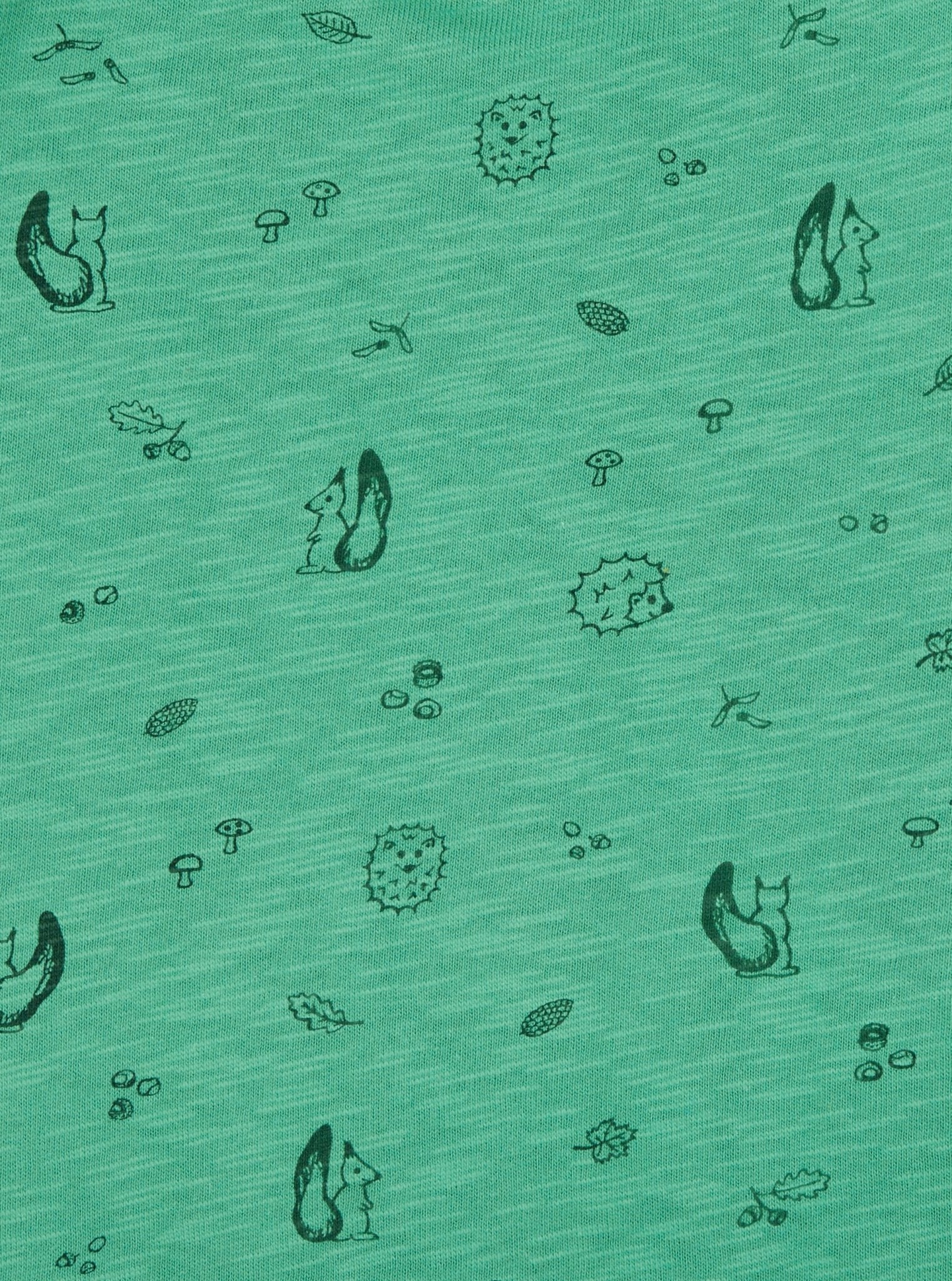 Kleid Slub Jersey mit Druck - loud + proud - 6084 - pla - 74/80