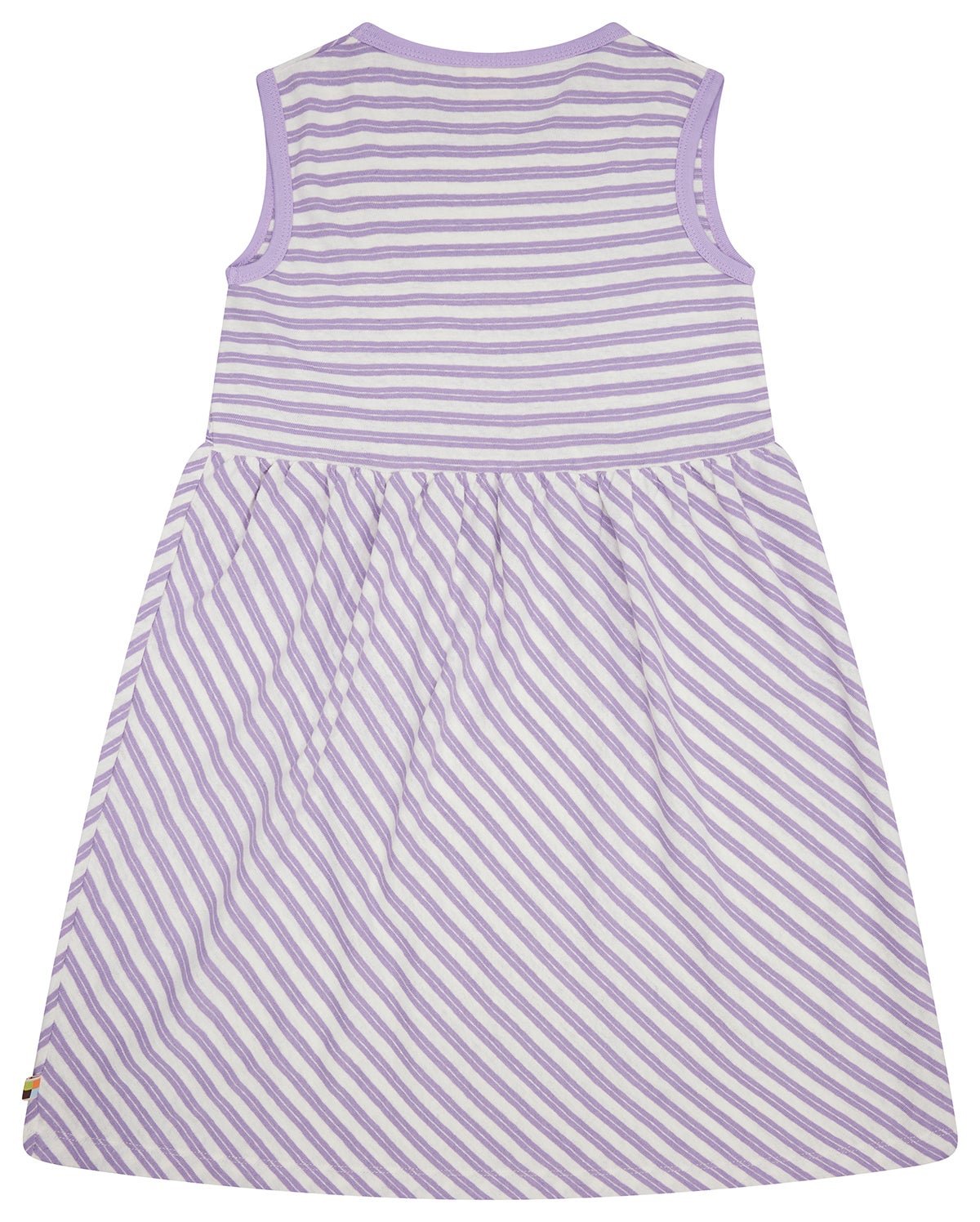 Kleid Streifen mit Leinen - loud + proud - 6080K - lil - 134/140