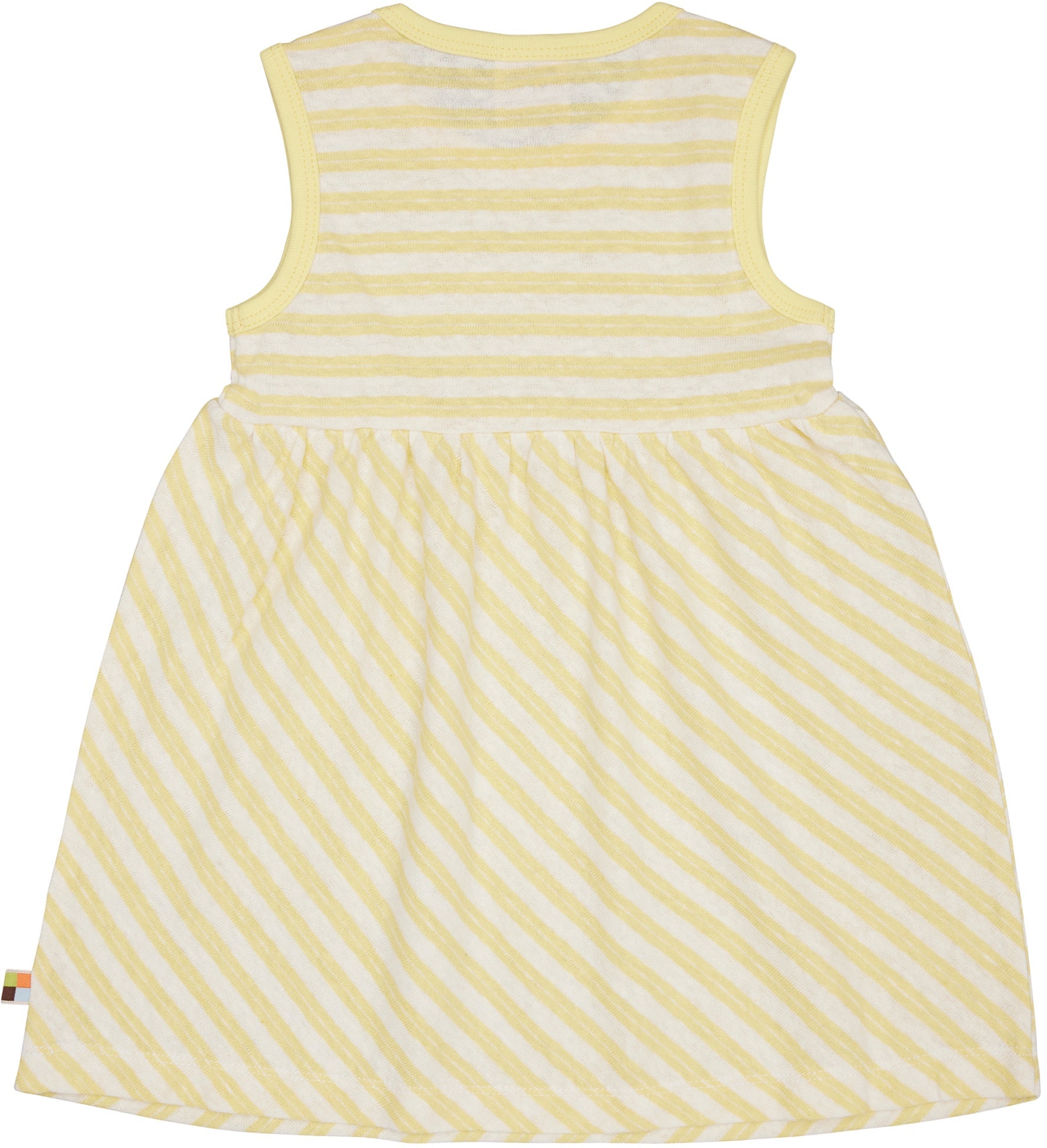 Kleid Streifen mit Leinen - loud + proud - 6080 - bl - 74/80