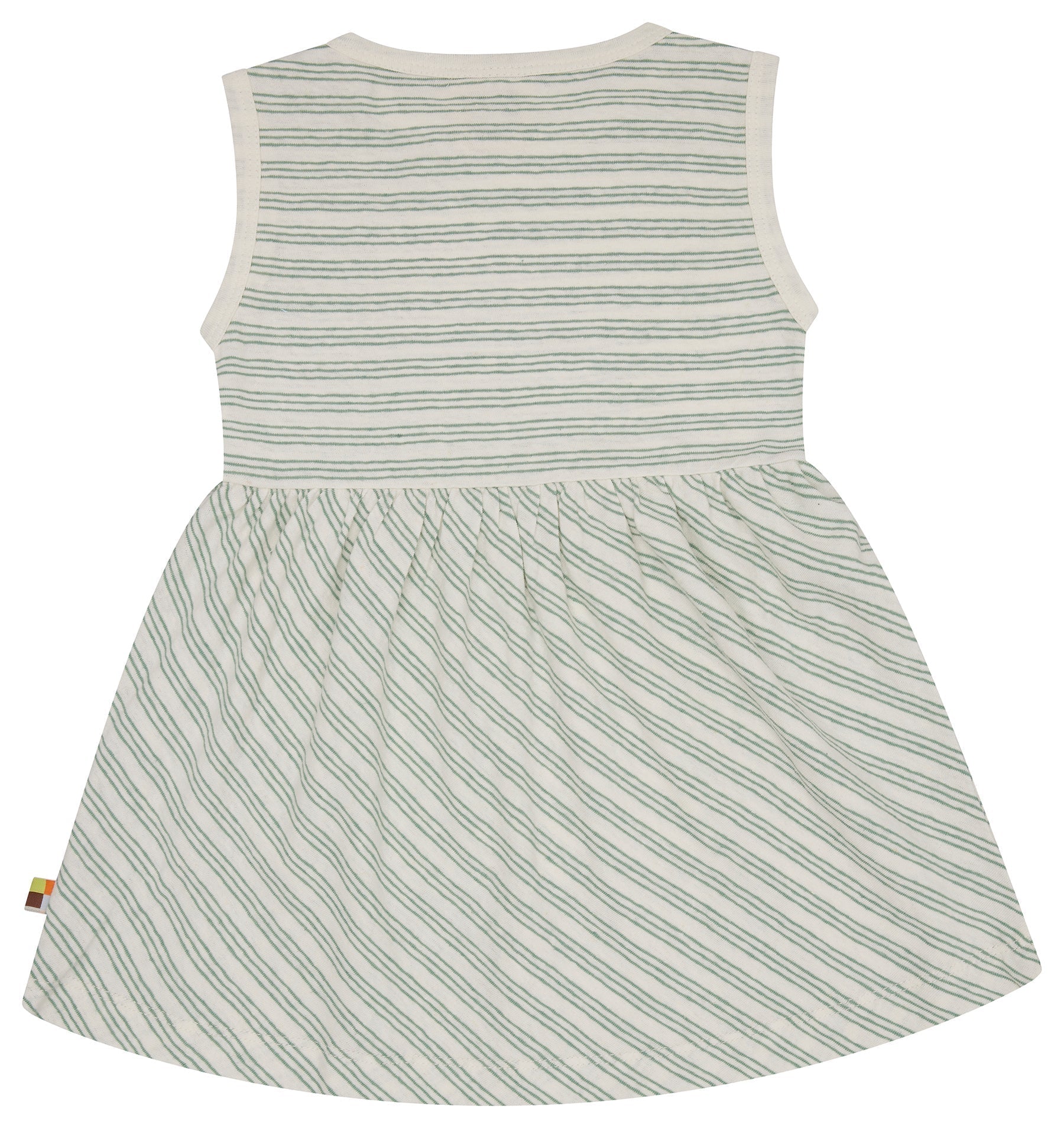 Kleid Streifen mit Leinen - loud + proud - 6090 - bam - 74/80