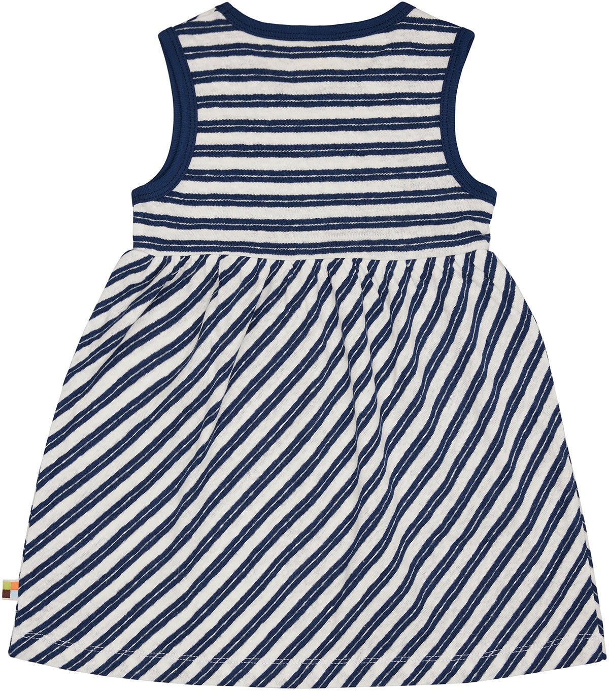 Kleid Streifen mit Leinen - loud + proud - 6080 - ul - 74/80