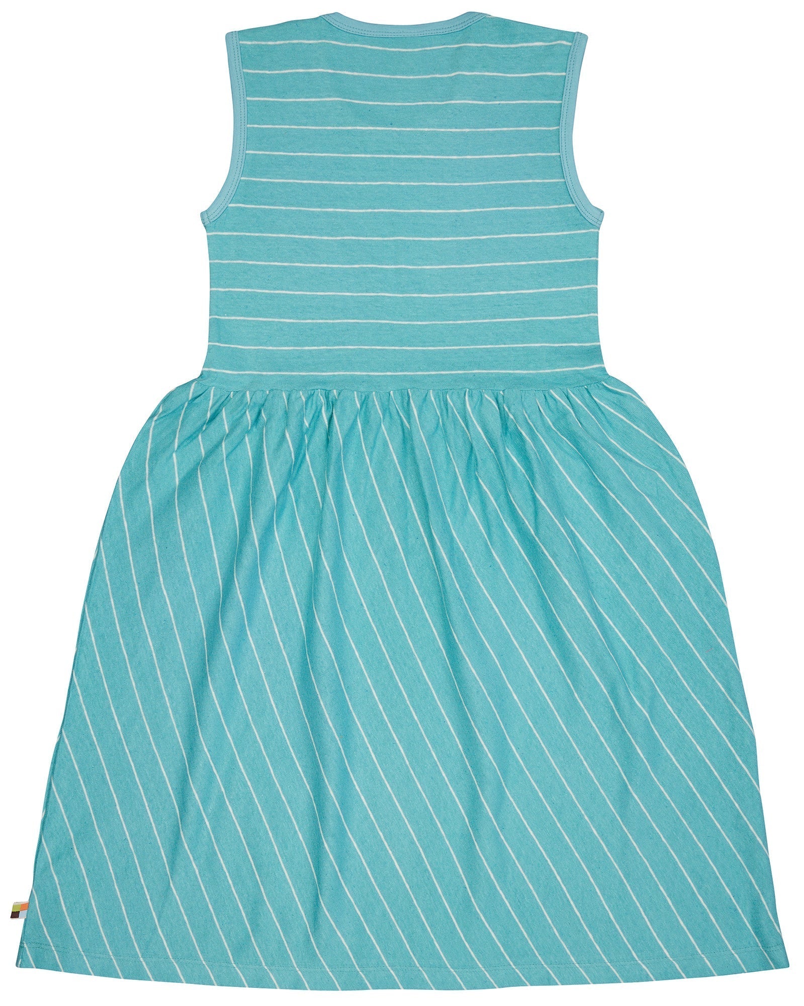 Kleid Streifen mit Leinen - loud + proud - 6066K - cya - 134/140