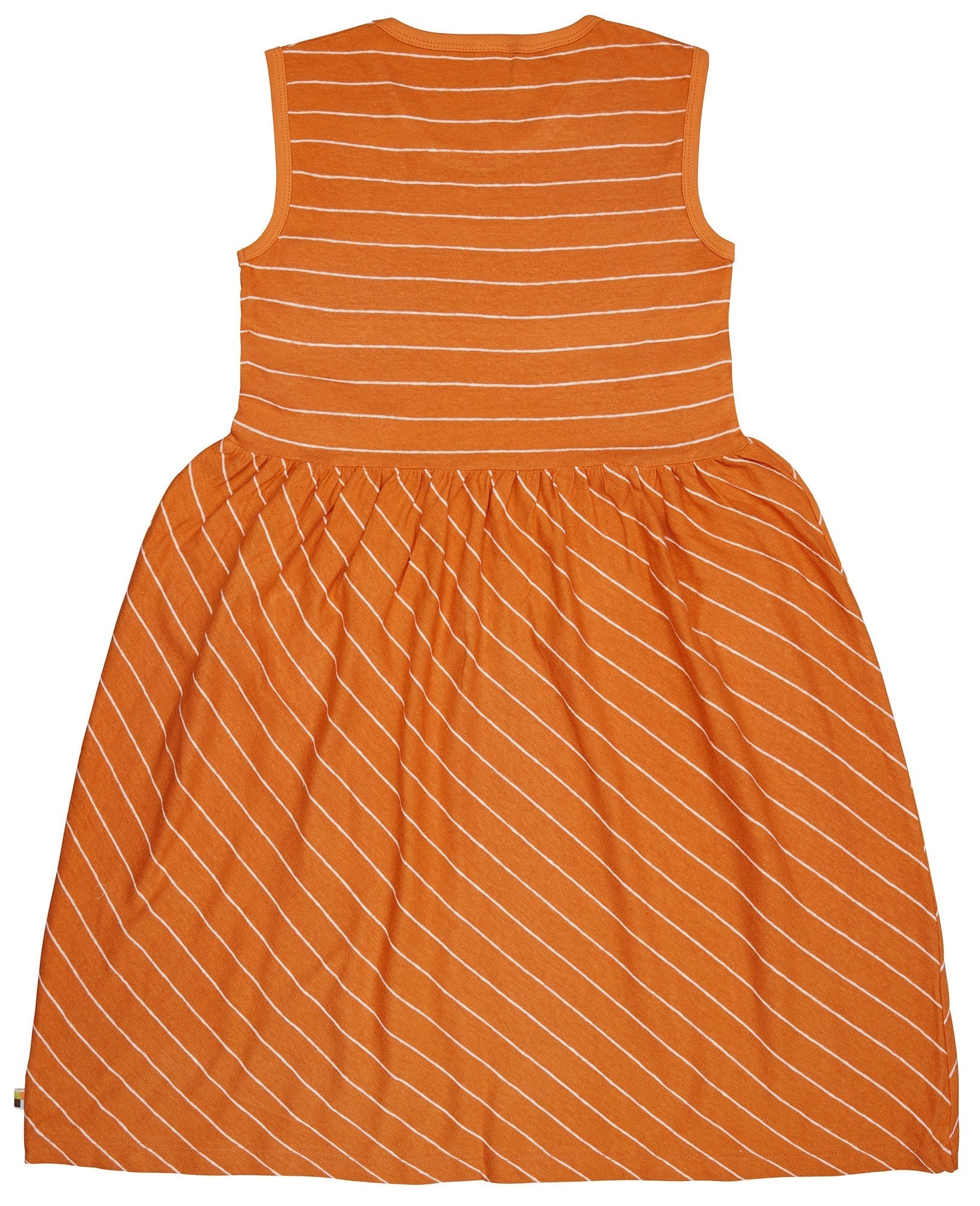 Kleid Streifen mit Leinen - loud + proud - 6066K - car - 134/140