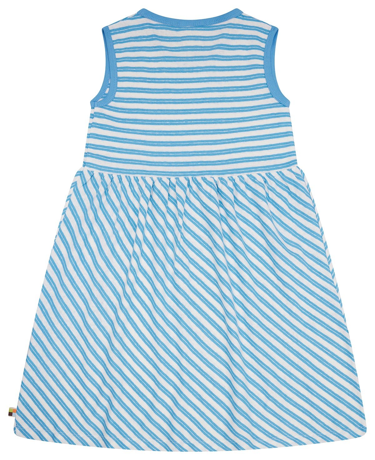 Kleid Streifen mit Leinen - loud + proud - 6080K - bas - 134/140