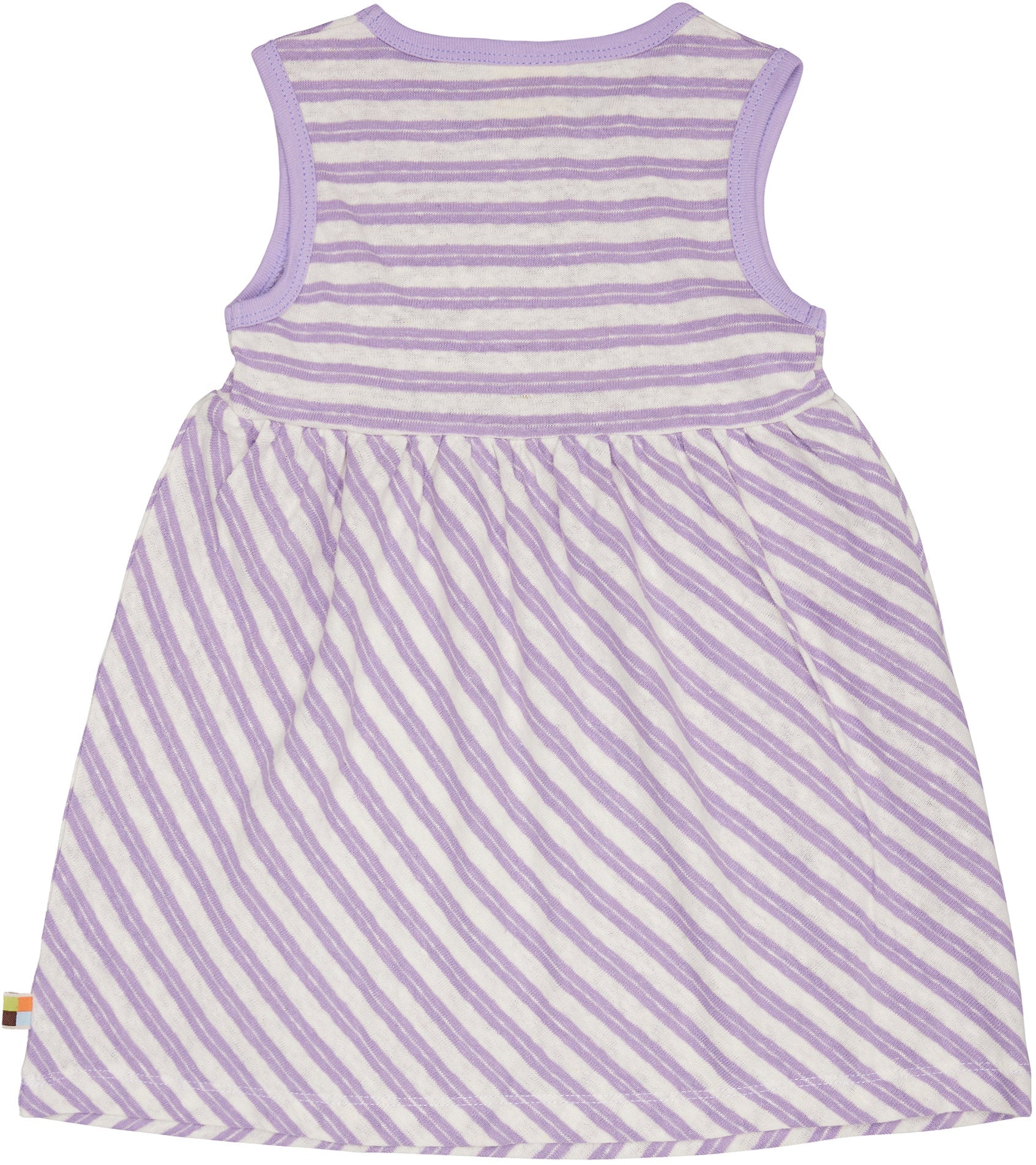 Kleid Streifen mit Leinen - loud + proud - 6080 - lil - 74/80