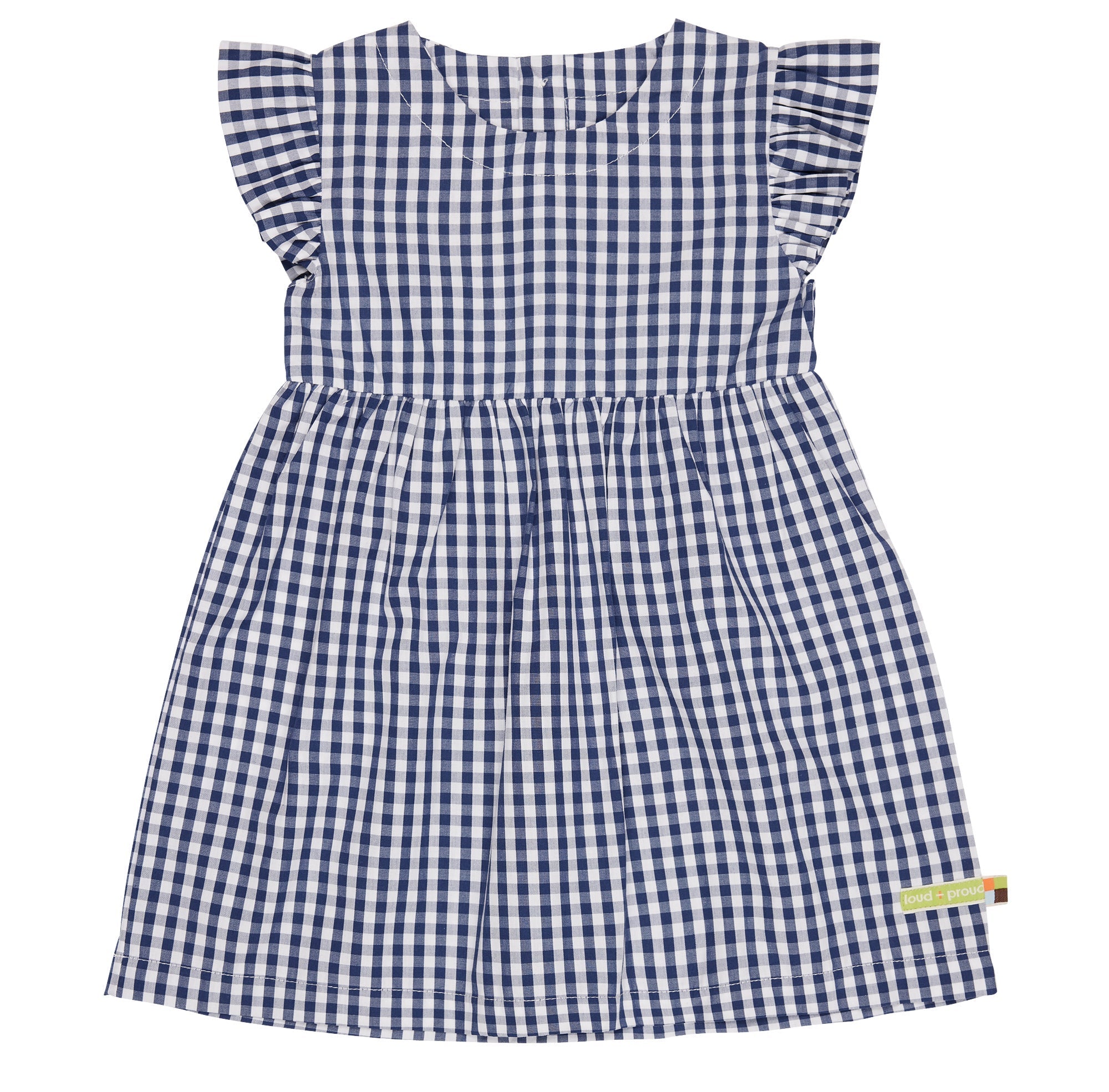 - Kleid Vichy - Karo - loud + proud - 6060-ul-74/80