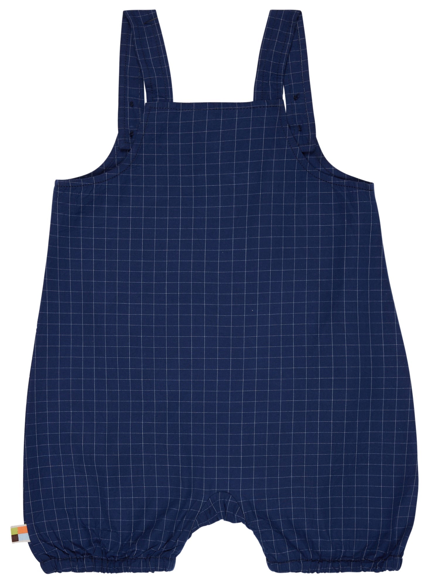 Kurze Latzhose aus feinem Karo - loud + proud - 4183 - ul - 62/68