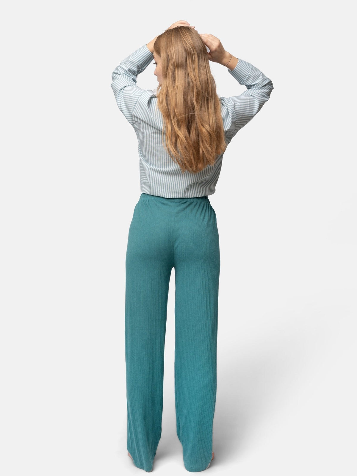 Lässige gerade Hose aus Derby - Rib - loud + proud - G401-top-36