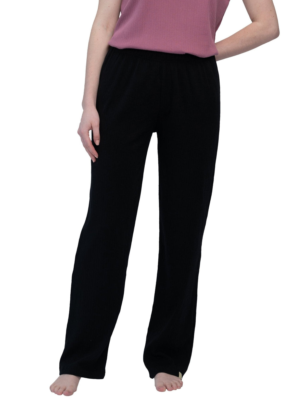 Lässige gerade Hose aus Derby - Rib - loud + proud - G401-blk-36