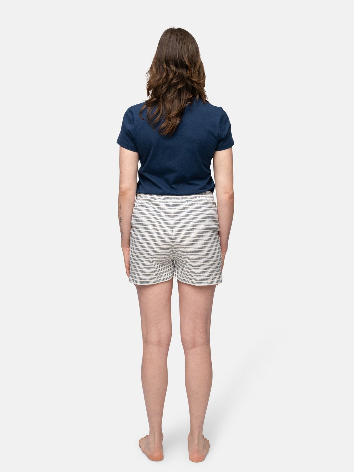 Lässige Short mit Leinen - Anteil - loud + proud - G413-ul-36