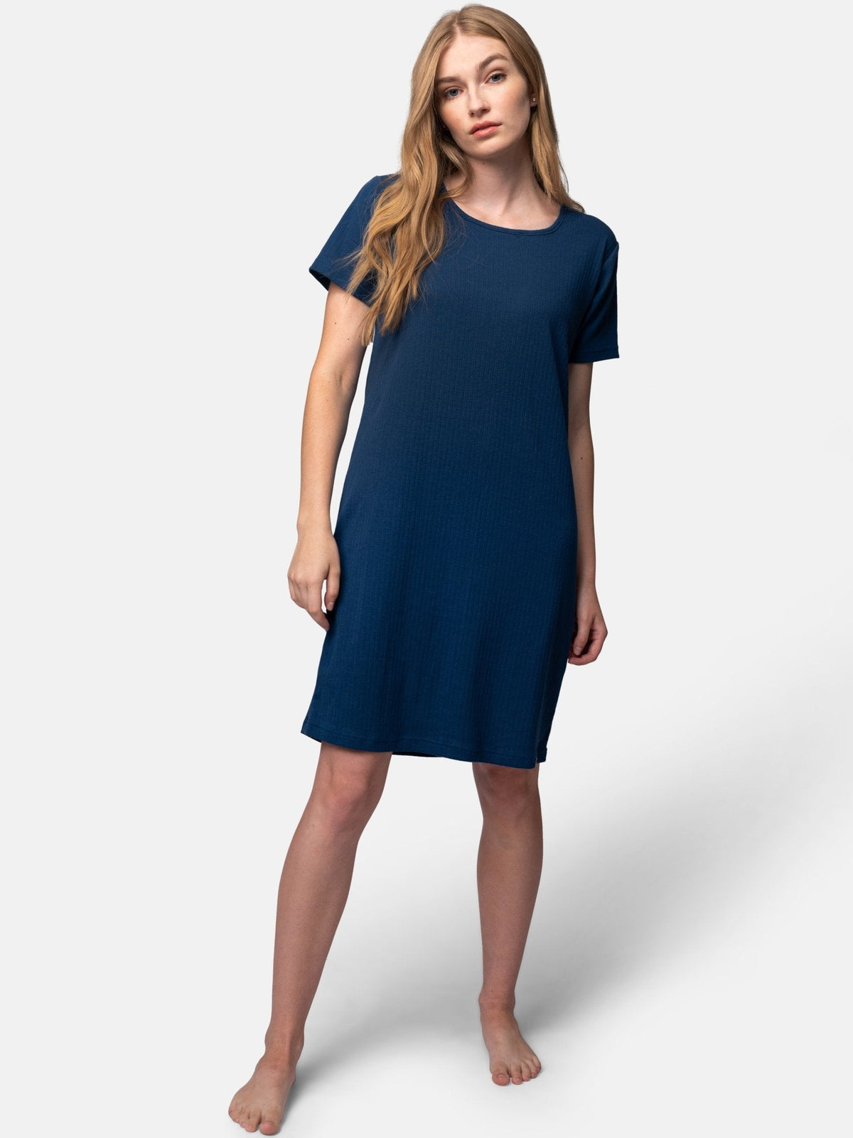 Lässiges Sleepshirt aus Derby - Rib - loud + proud - G600-ul-36