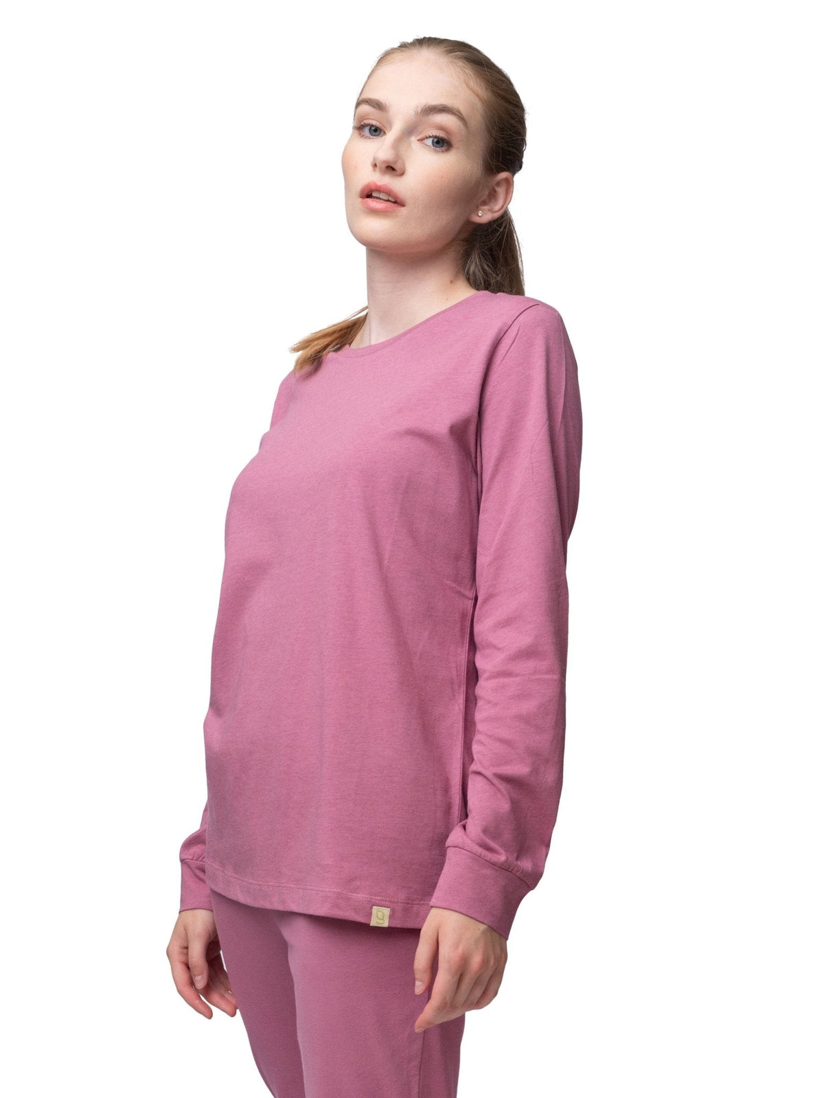 Langarm - Shirt mit Woll - Anteil und Bündchen - loud + proud - G204-grp-36