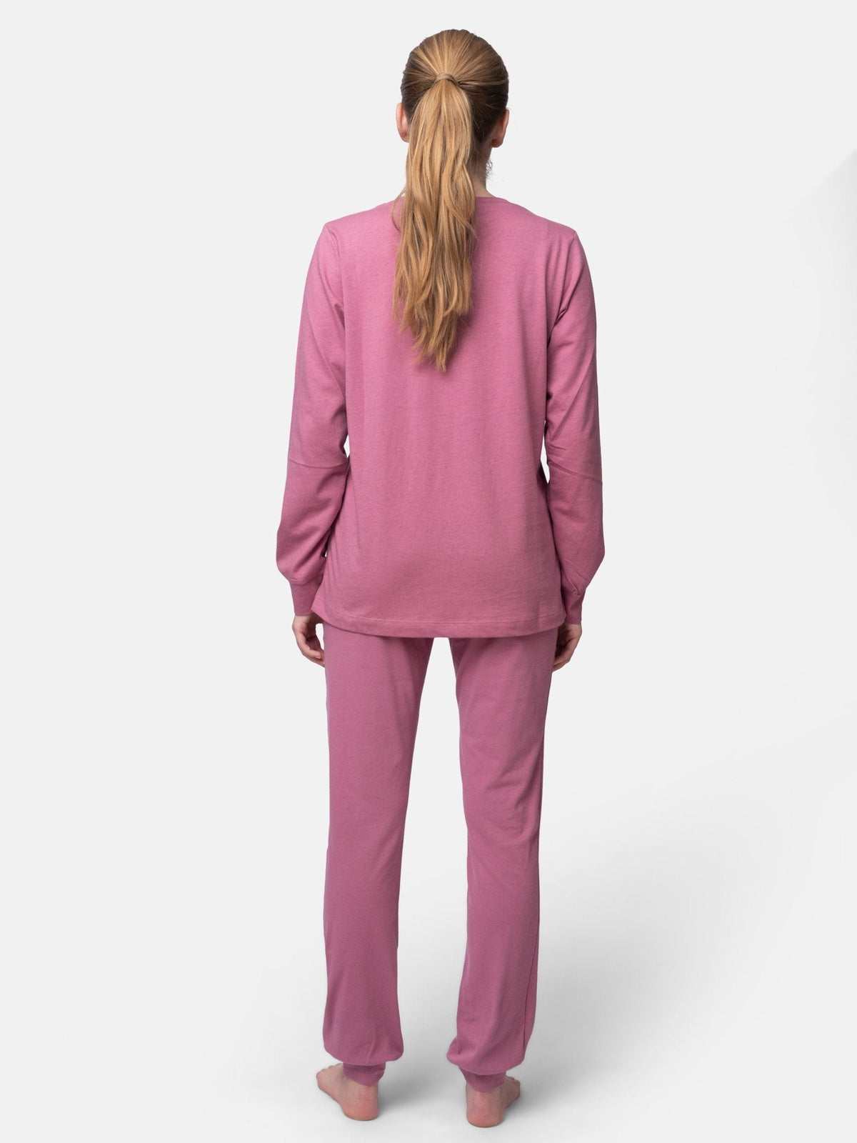 Langarm - Shirt mit Woll - Anteil und Bündchen - loud + proud - G204-grp-36