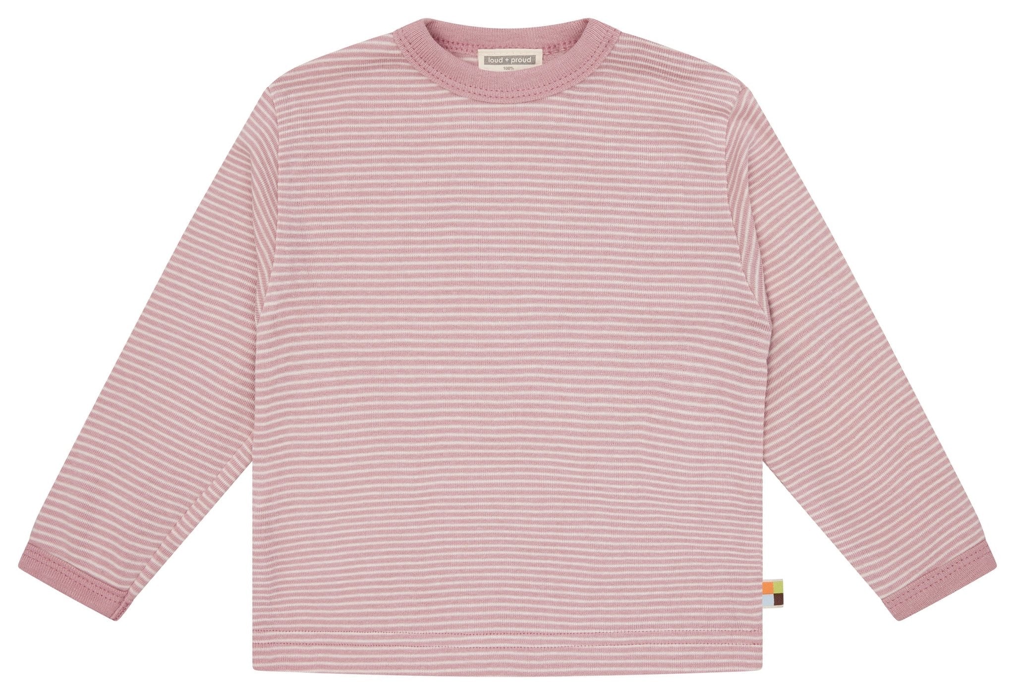 Langarm Shirt Streifen - loud + proud - 1208-ast-62/68