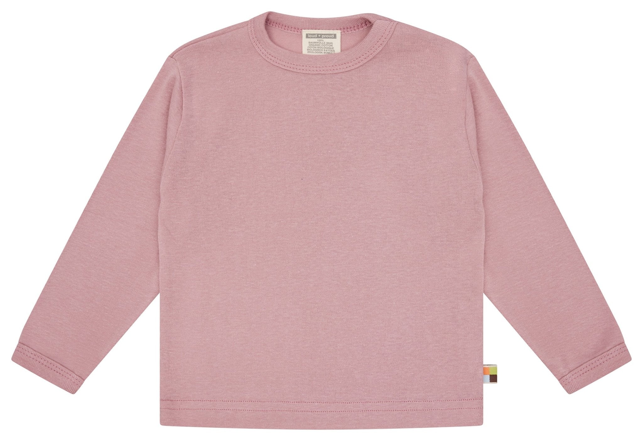 Langarm Shirt uni - loud + proud - 1210-ast-62/68