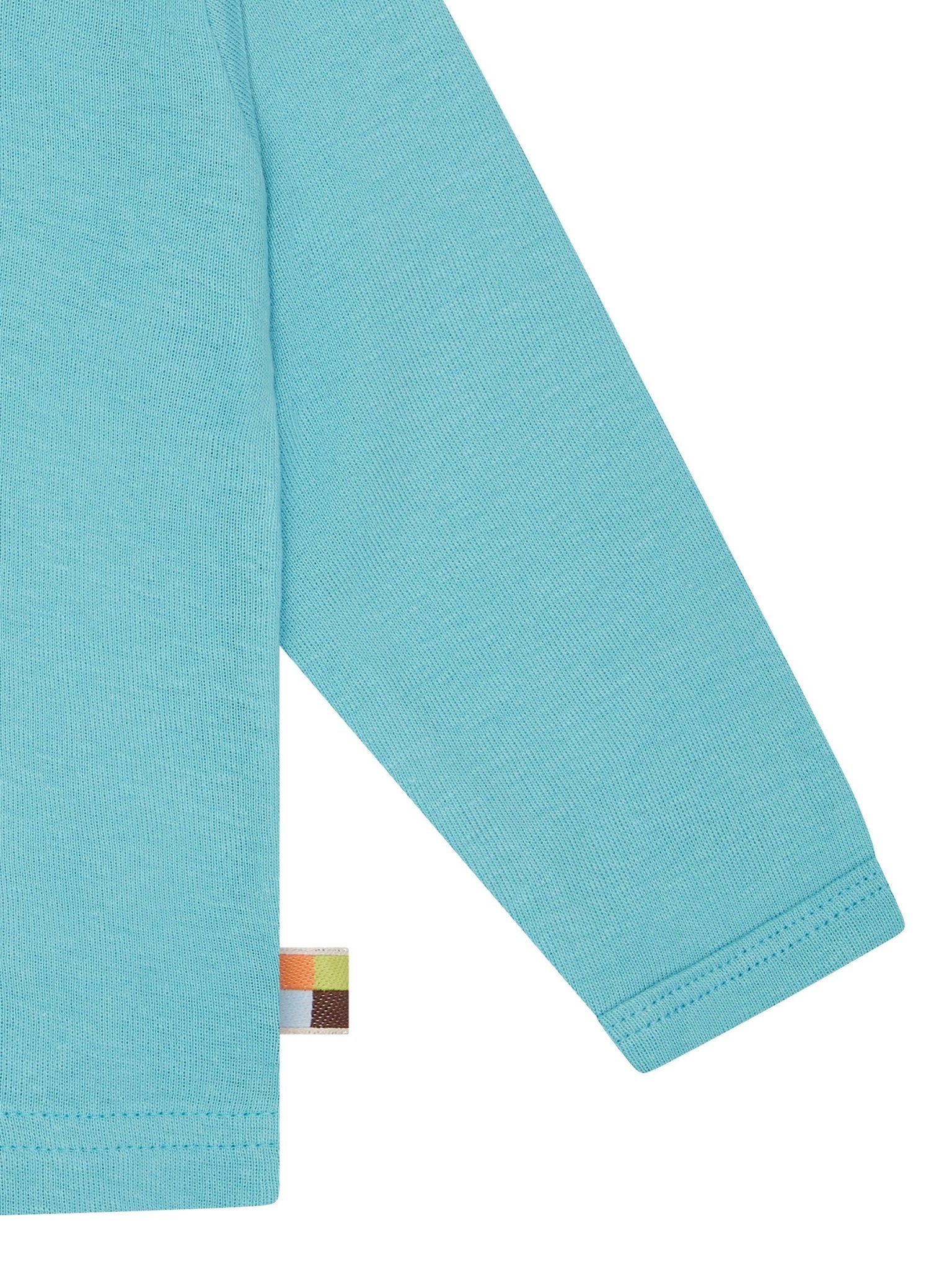 Langarm Shirt uni - loud + proud - 1210-cya-62/68