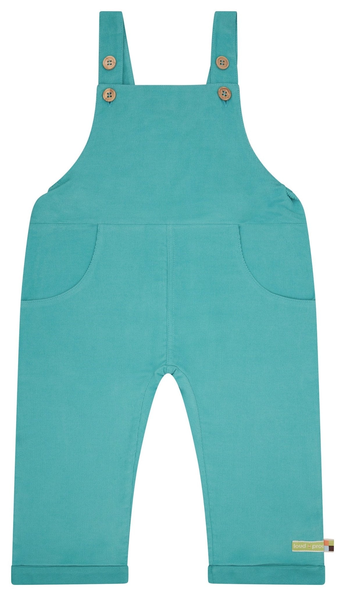 Latzhose aus Cord - loud + proud - 4247 - ore - 62/68