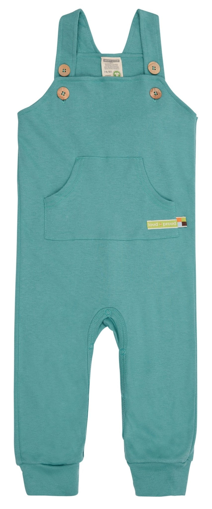 Latzhose aus Interlock - loud + proud - 4186 - ore - 50/56