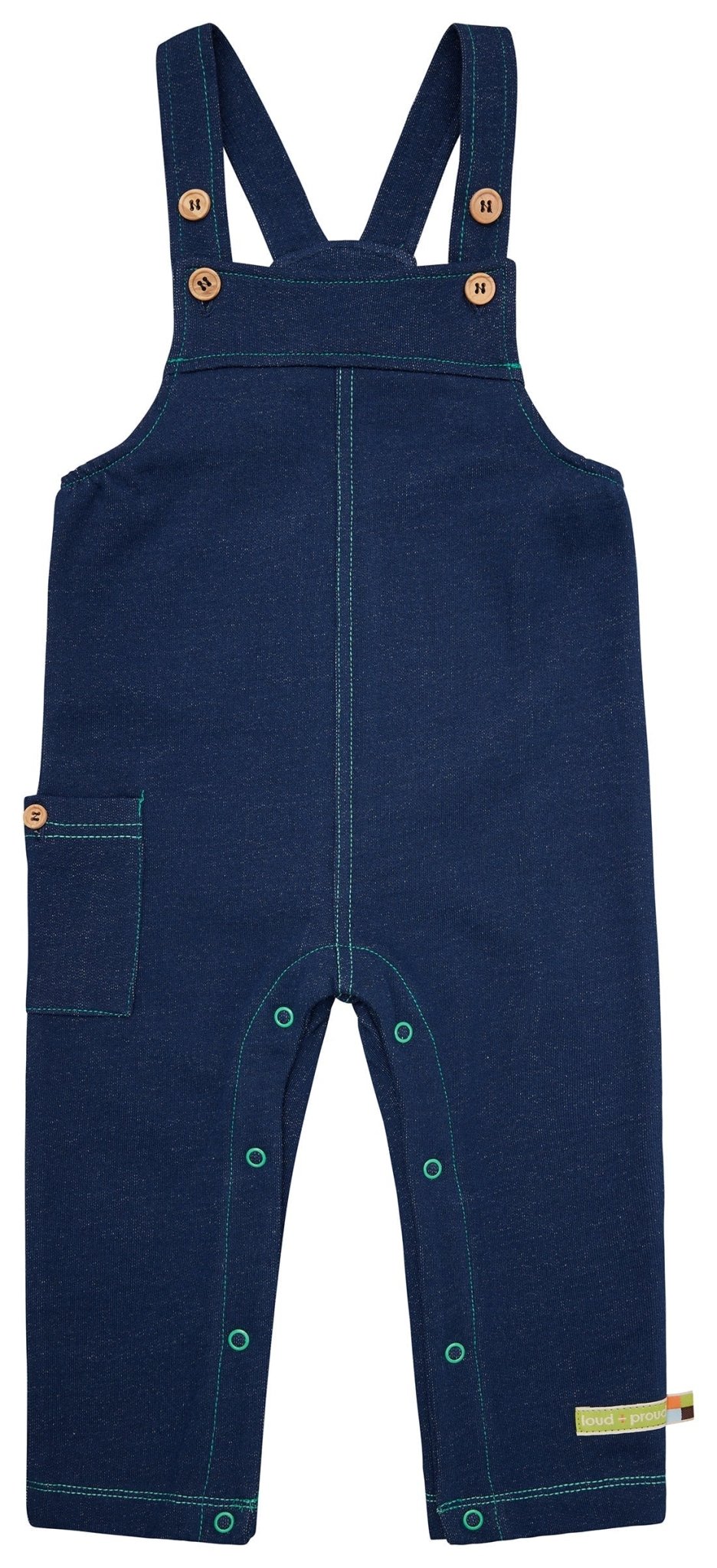 Latzhose in Jeans - Optik - loud + proud - 4219 - ul - 62/68