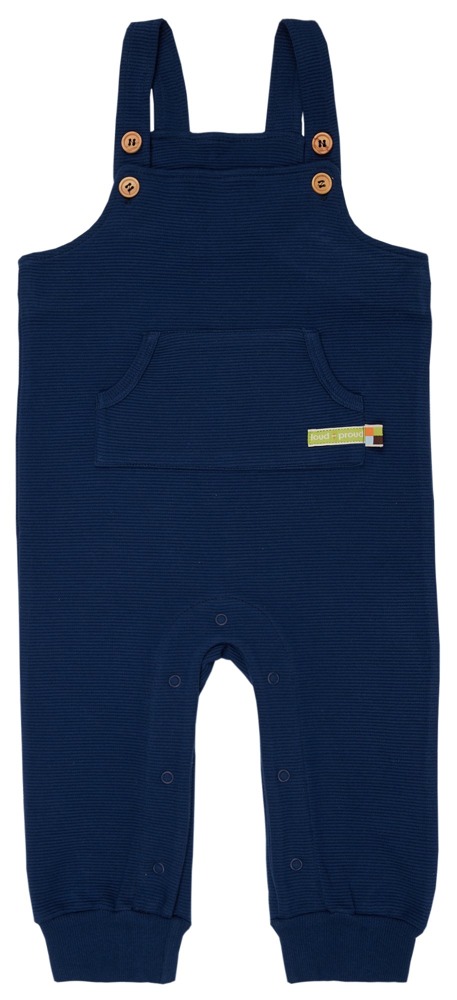 Latzhose Rippenstruktur - loud + proud - 4171 - ul - 62/68