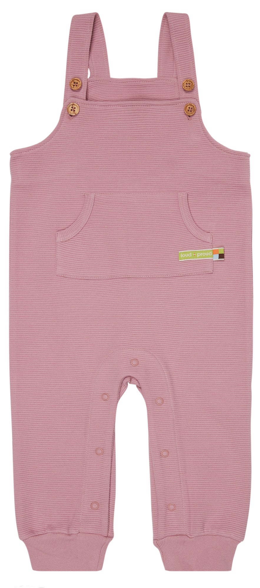 Latzhose Rippenstruktur - loud + proud - 4171 - ast - 62/68