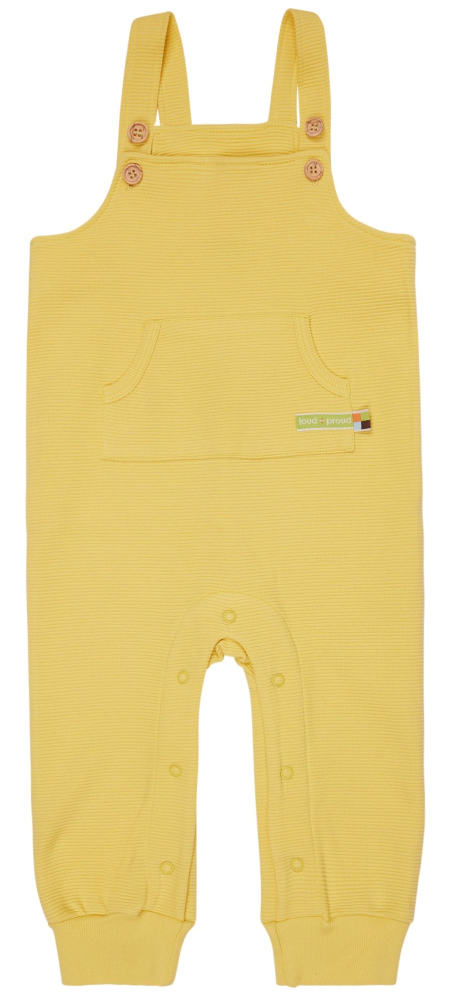 Latzhose Rippenstruktur - loud + proud - 4171 - gol - 62/68