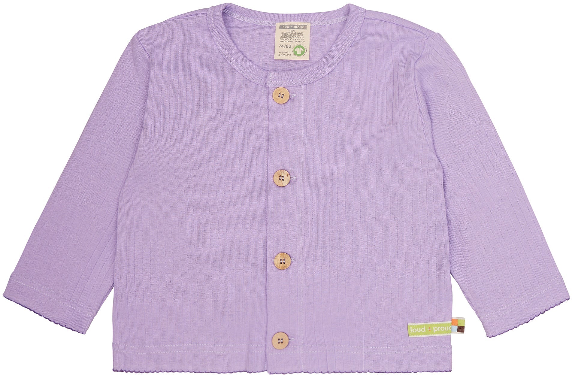 Leichte Jacke aus Derby Rib - loud + proud - 3143 - lil - 74/80