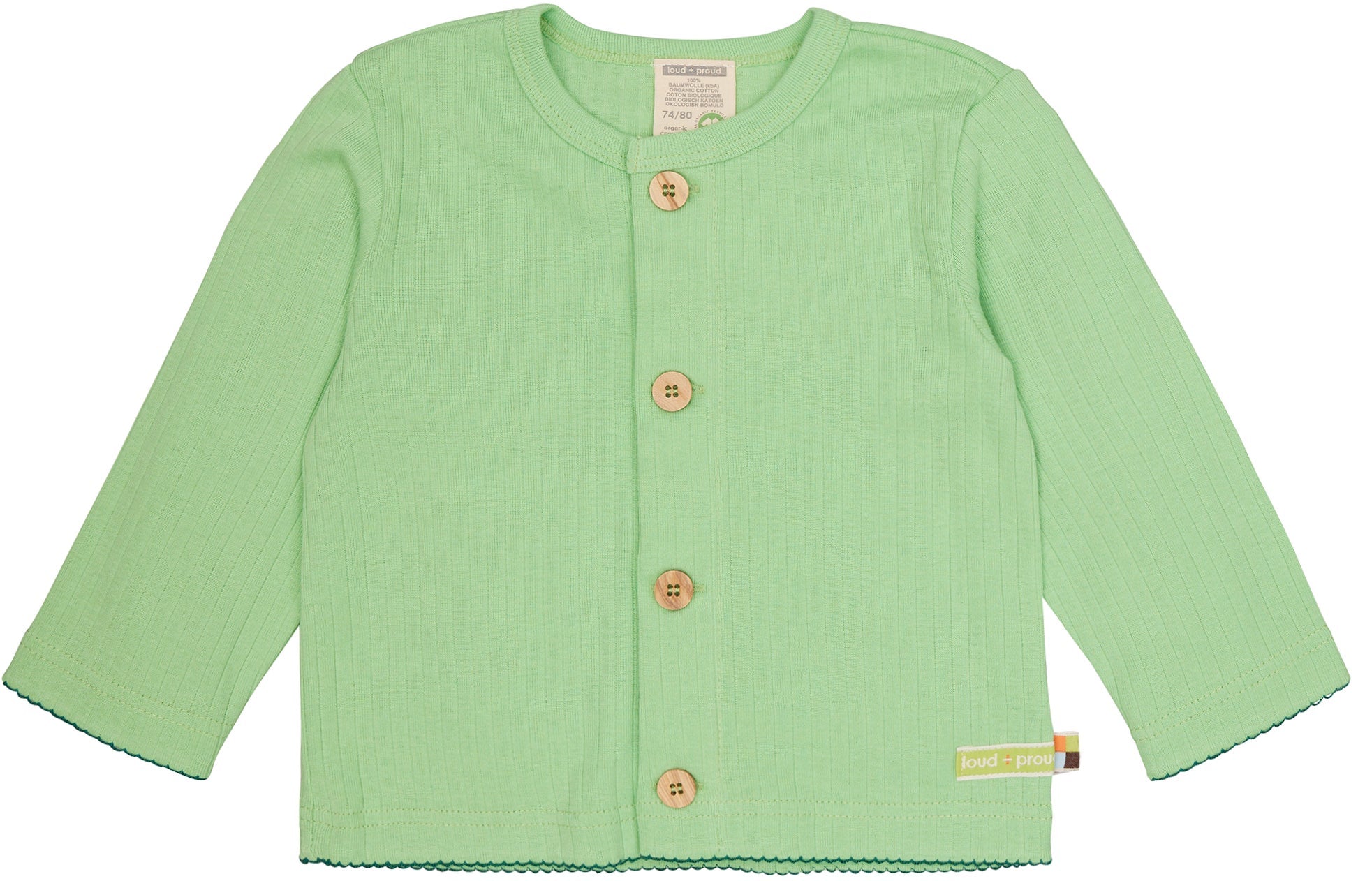 Leichte Jacke aus Derby Rib - loud + proud - 3143 - op - 74/80