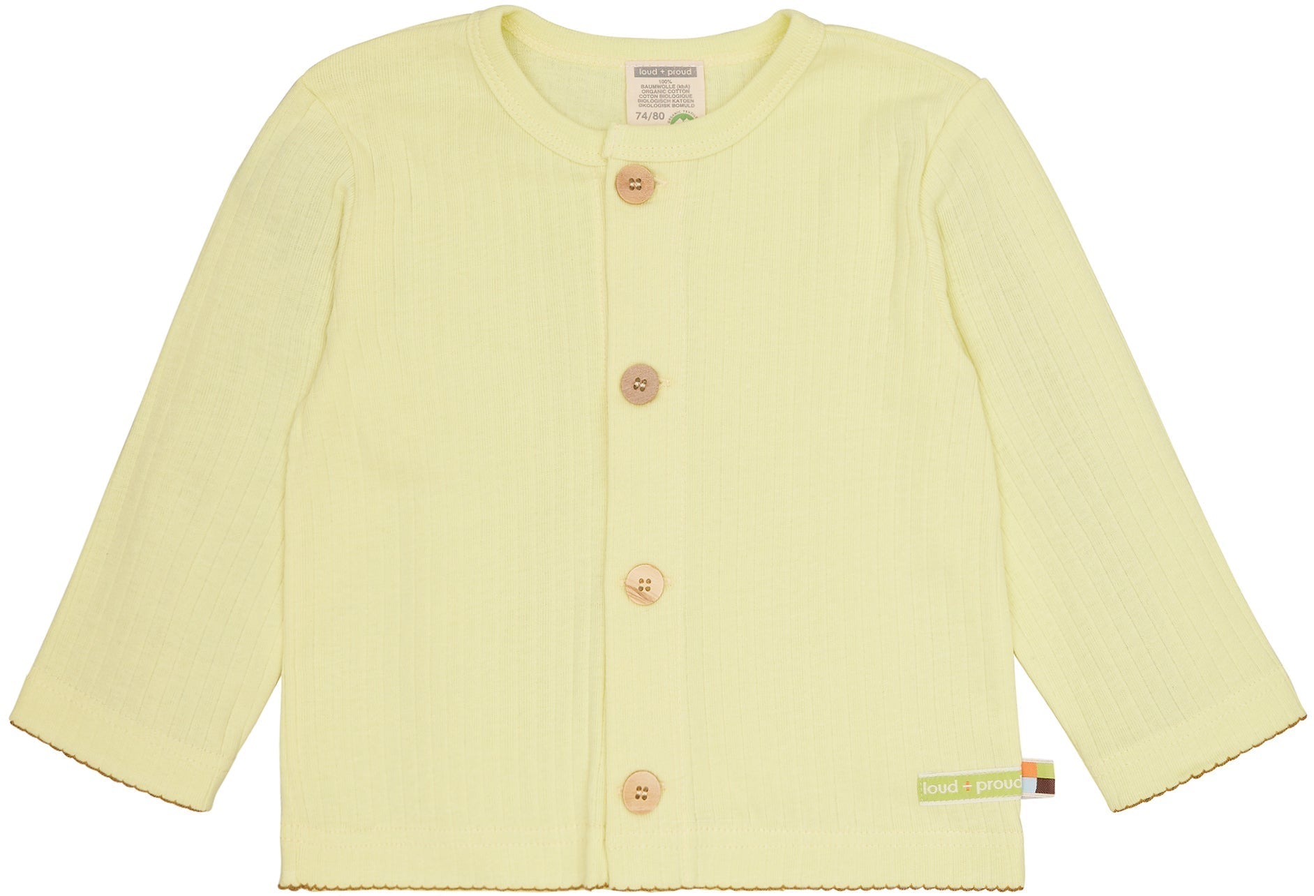 Leichte Jacke aus Derby Rib - loud + proud - 3143 - bl - 74/80