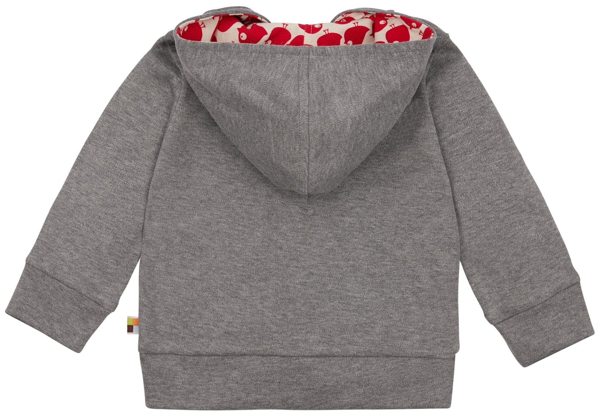 Leichte Kapuzenjacke aus Interlock - loud + proud - 3126 - gr - 62/68