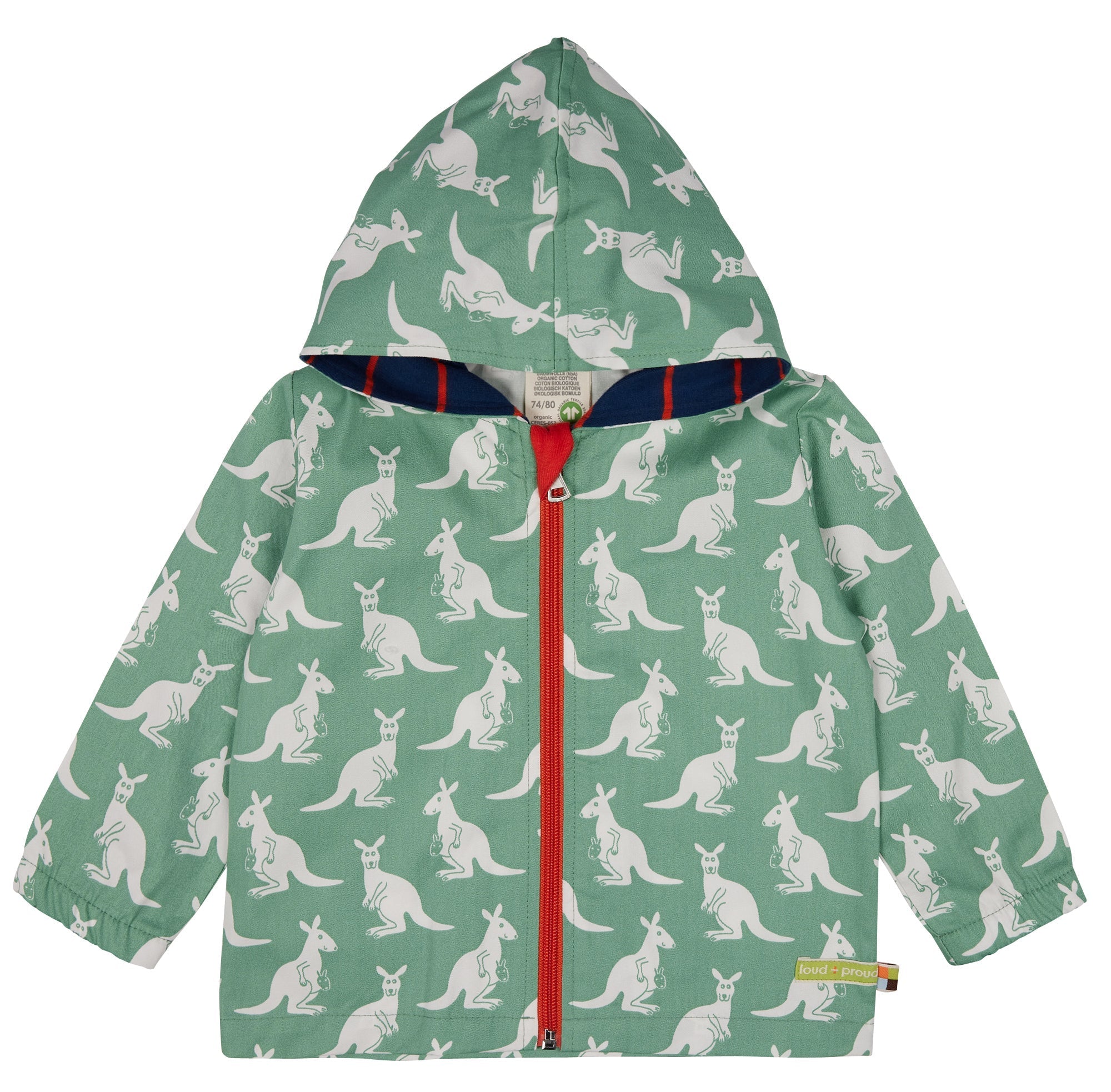 - Outdoorjacke - loud + proud - 3102-Bamboo-62/68