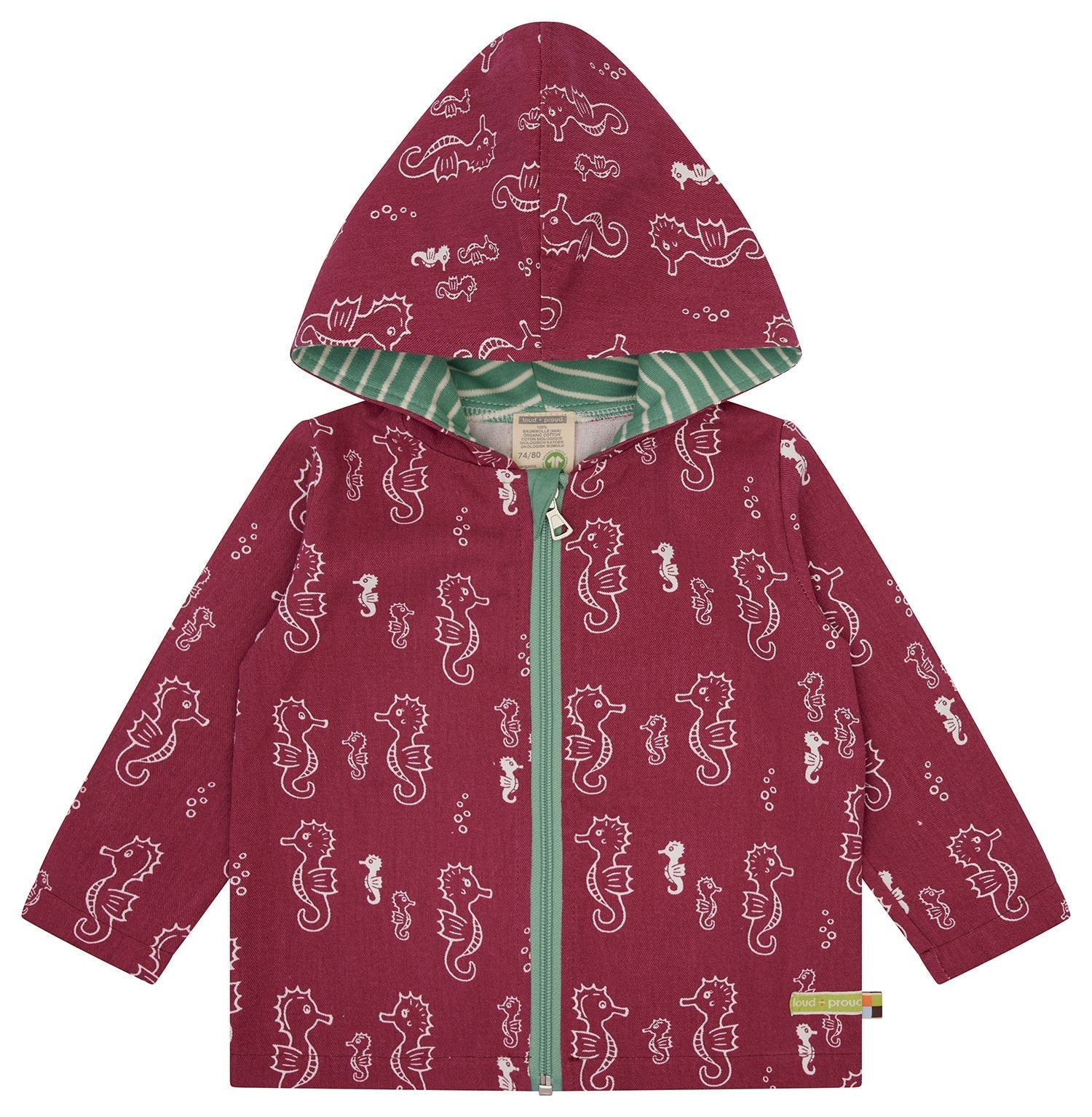 Outdoorjacke - loud + proud - 3154 - rou - 62/68