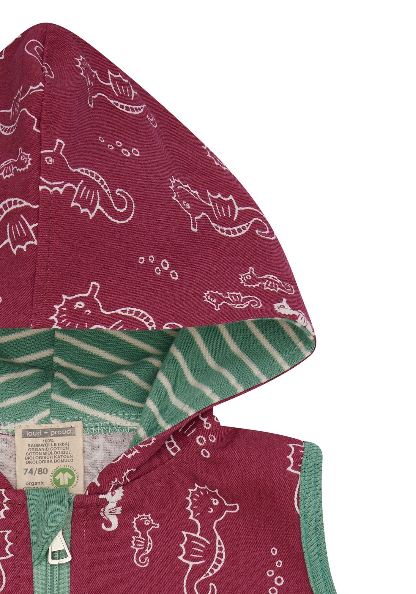 Outdoorweste - loud + proud - 3153 - rou - 62/68