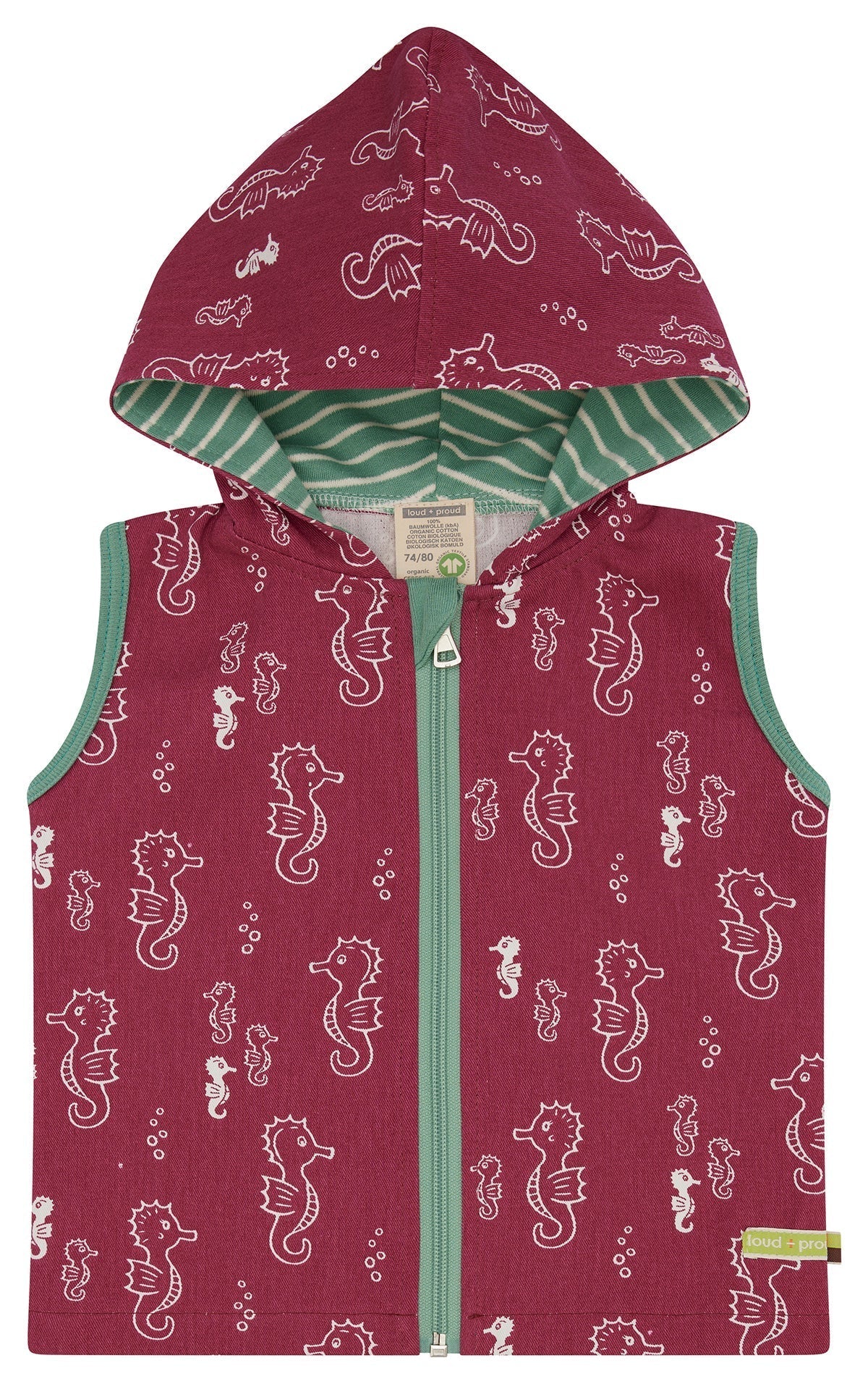 Outdoorweste - loud + proud - 3153 - rou - 62/68